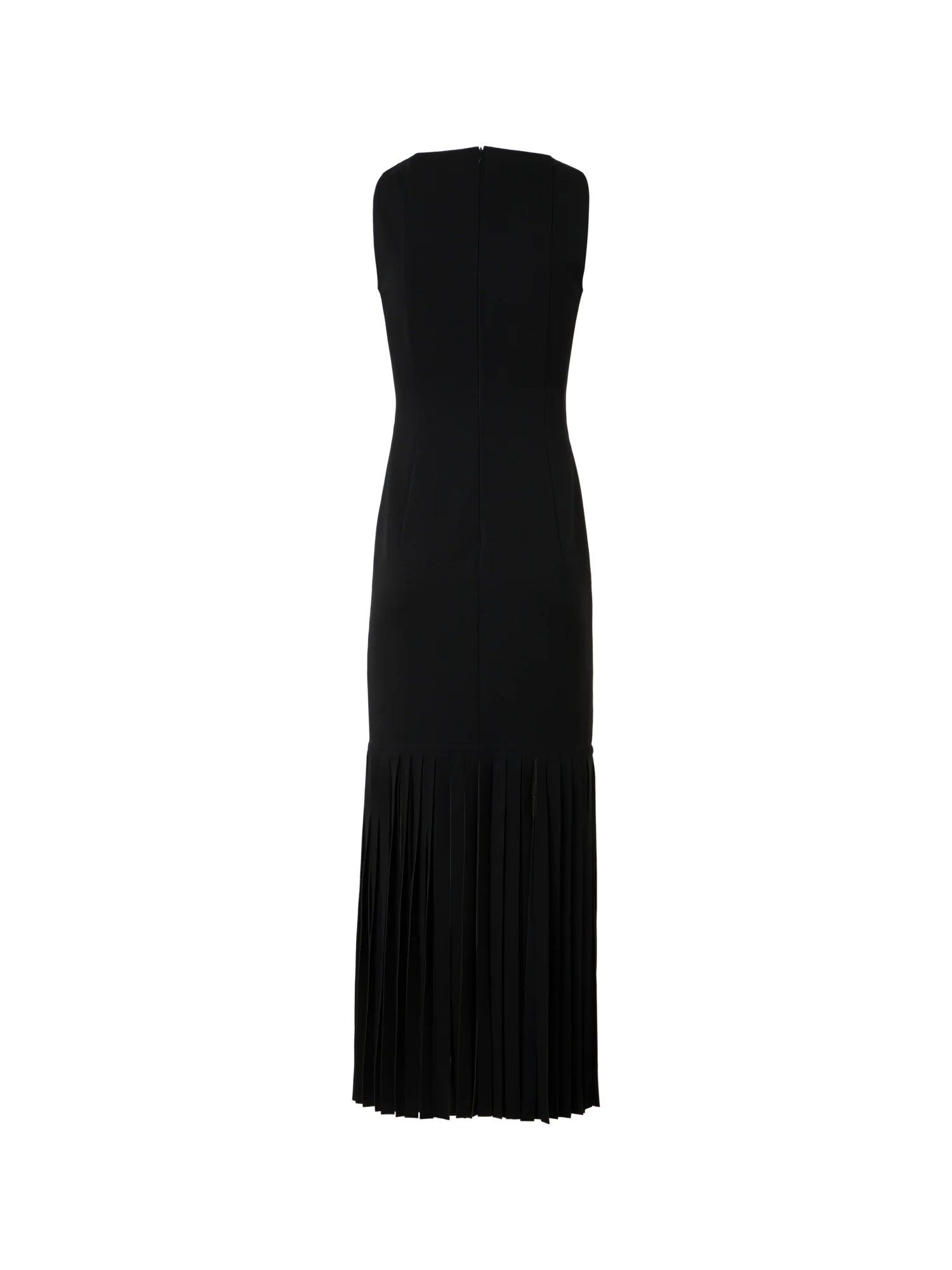 Viscose Jersey Dress with Fringe Hem - Image 6