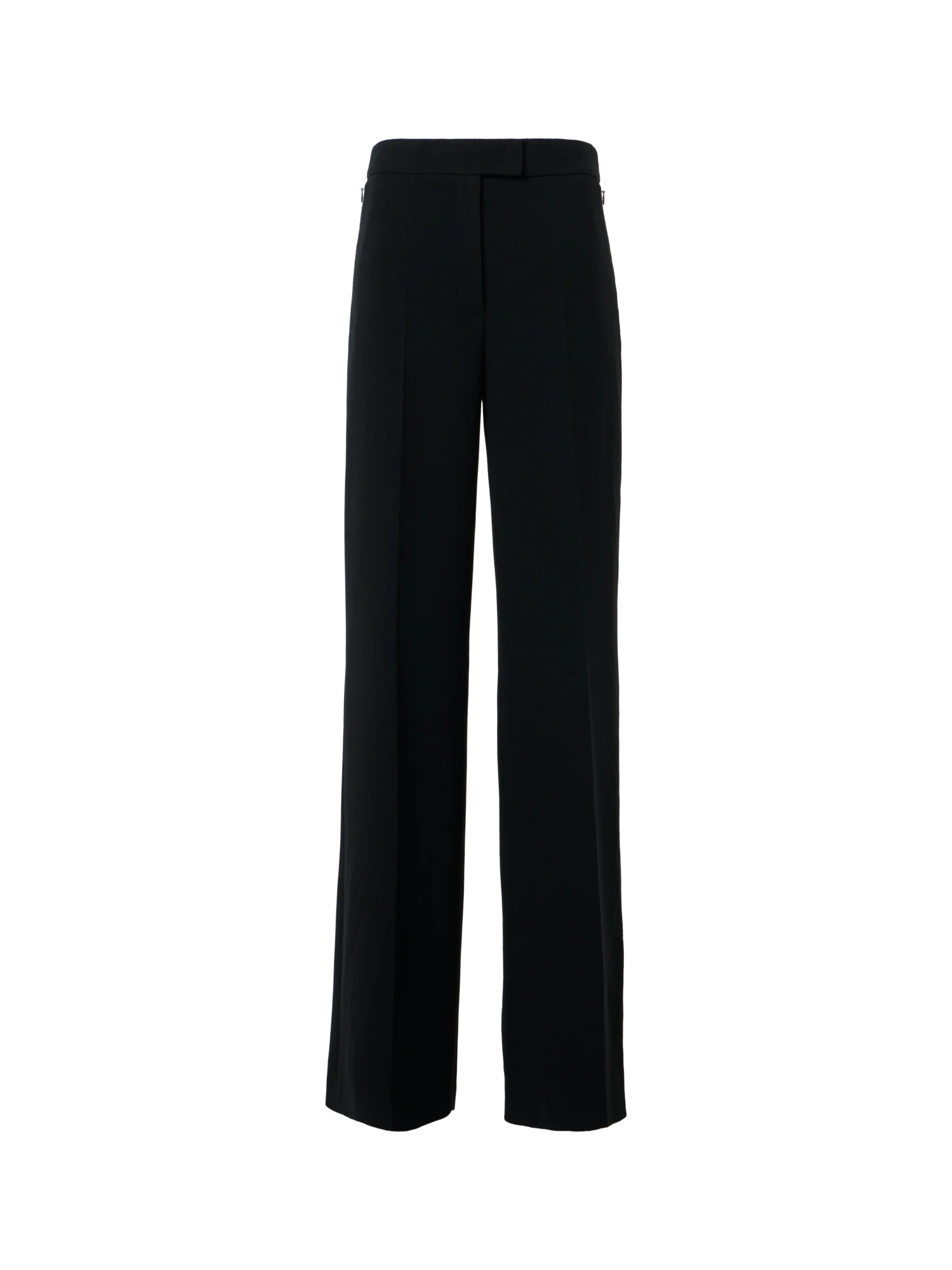Wide-Leg Wool Crêpe Double-Face Pants