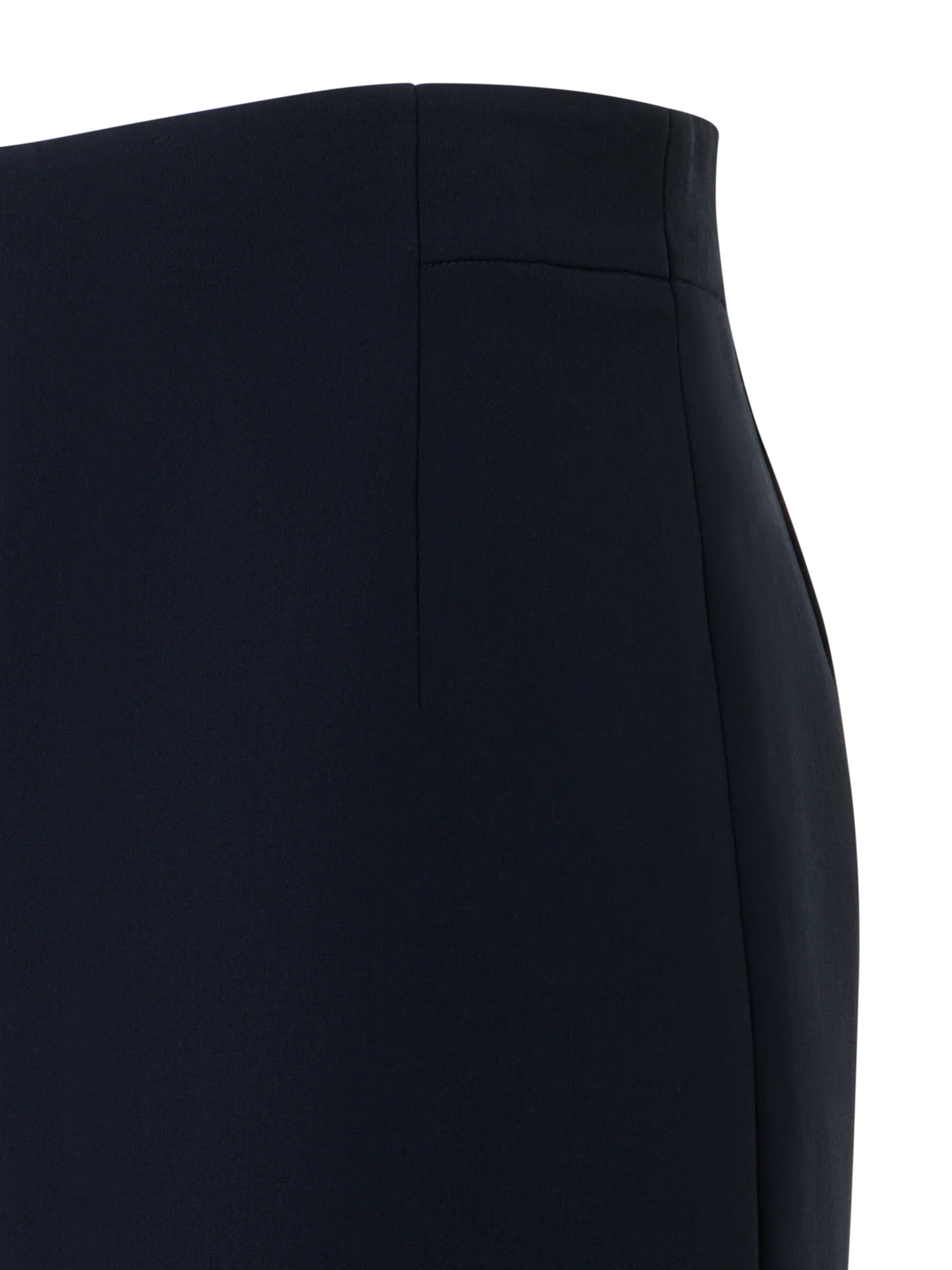 Wool Bi-Stretch Double-Face Midi Pencil Skirt - Image 3