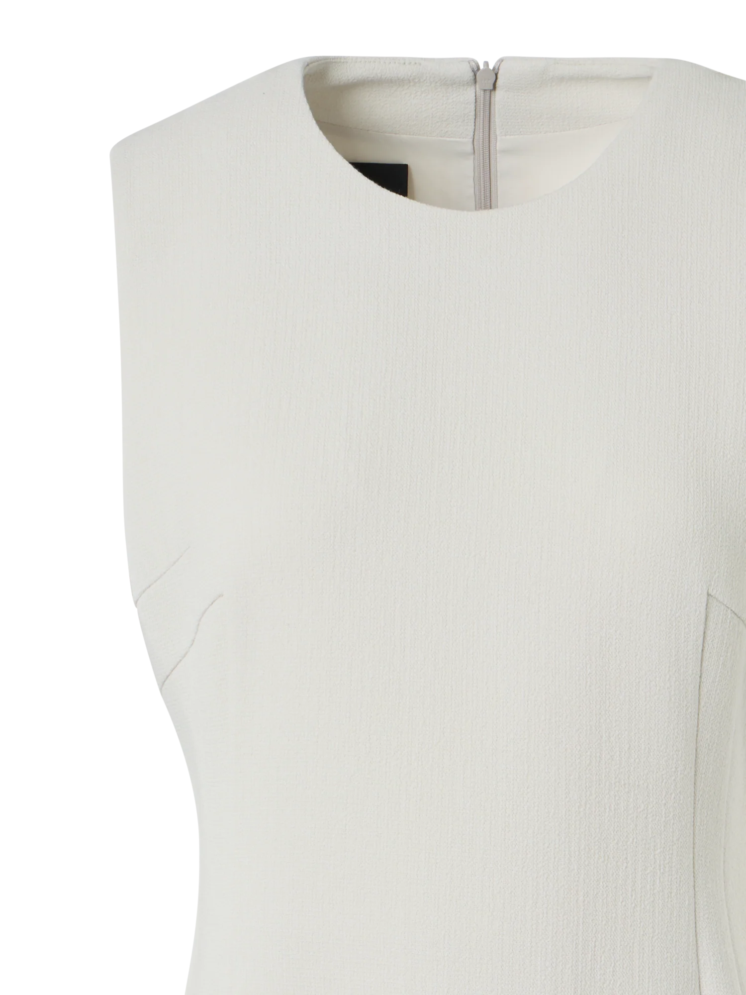Wool Crêpe Double-Face Sheath Dress - Image 3