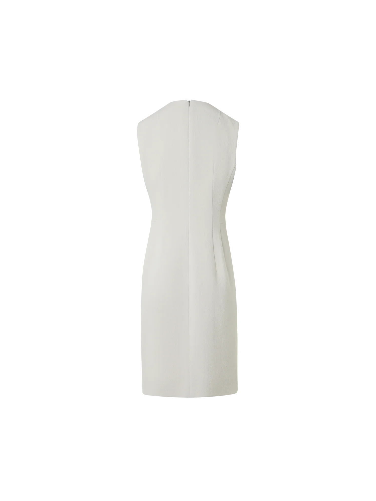 Wool Crêpe Double-Face Sheath Dress - Image 5