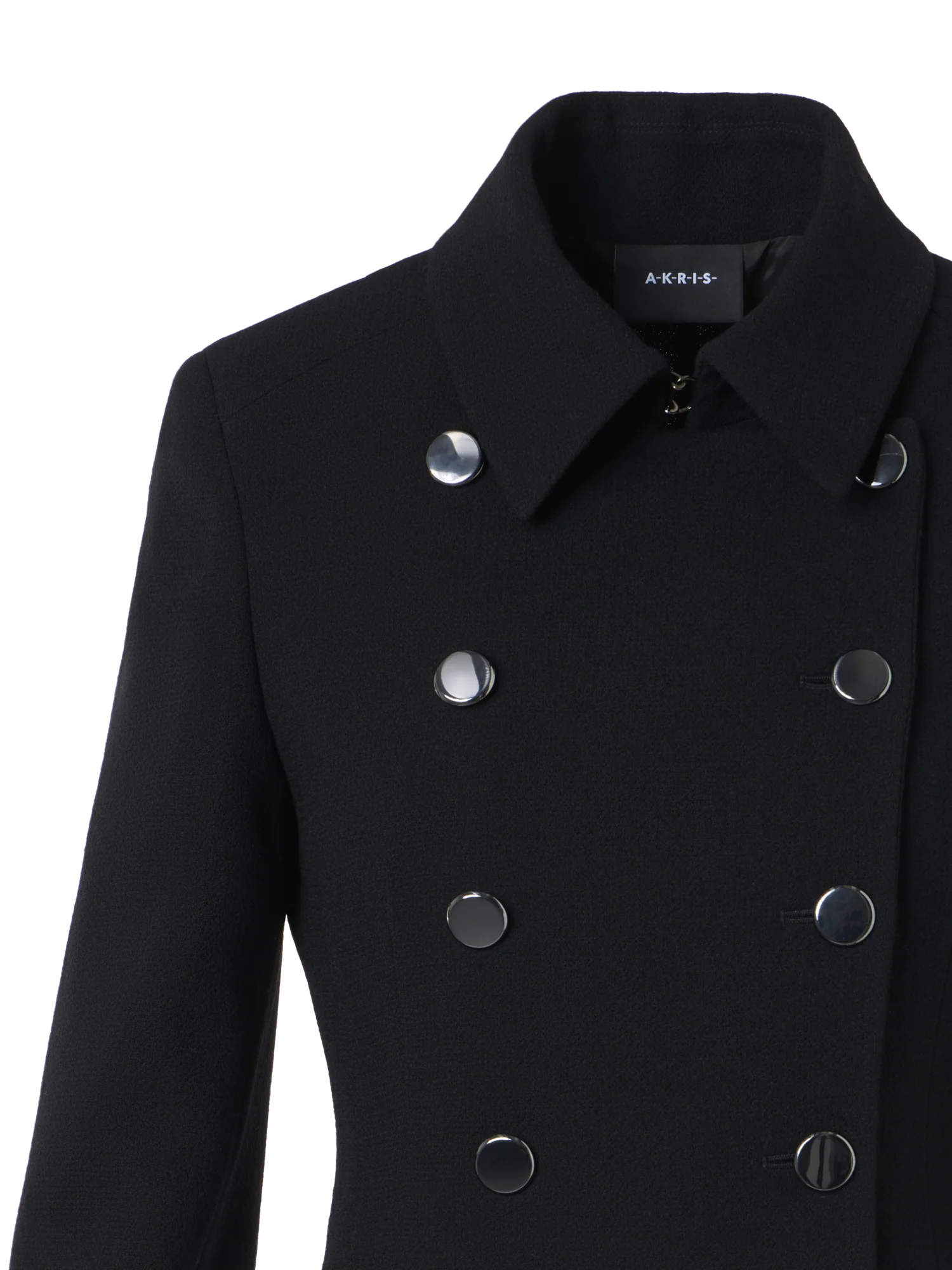 Wool Crêpe Double-Face Short Jacket - Image 3