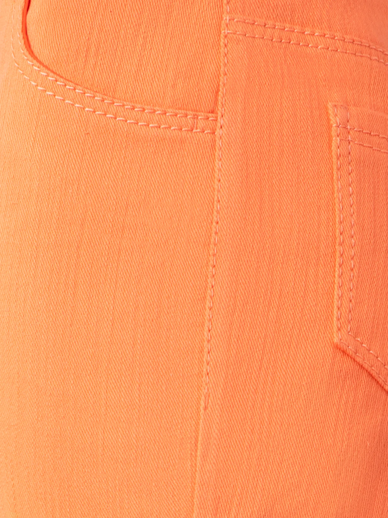 Cropped Bootcut Cotton Denim Pants - Image 6