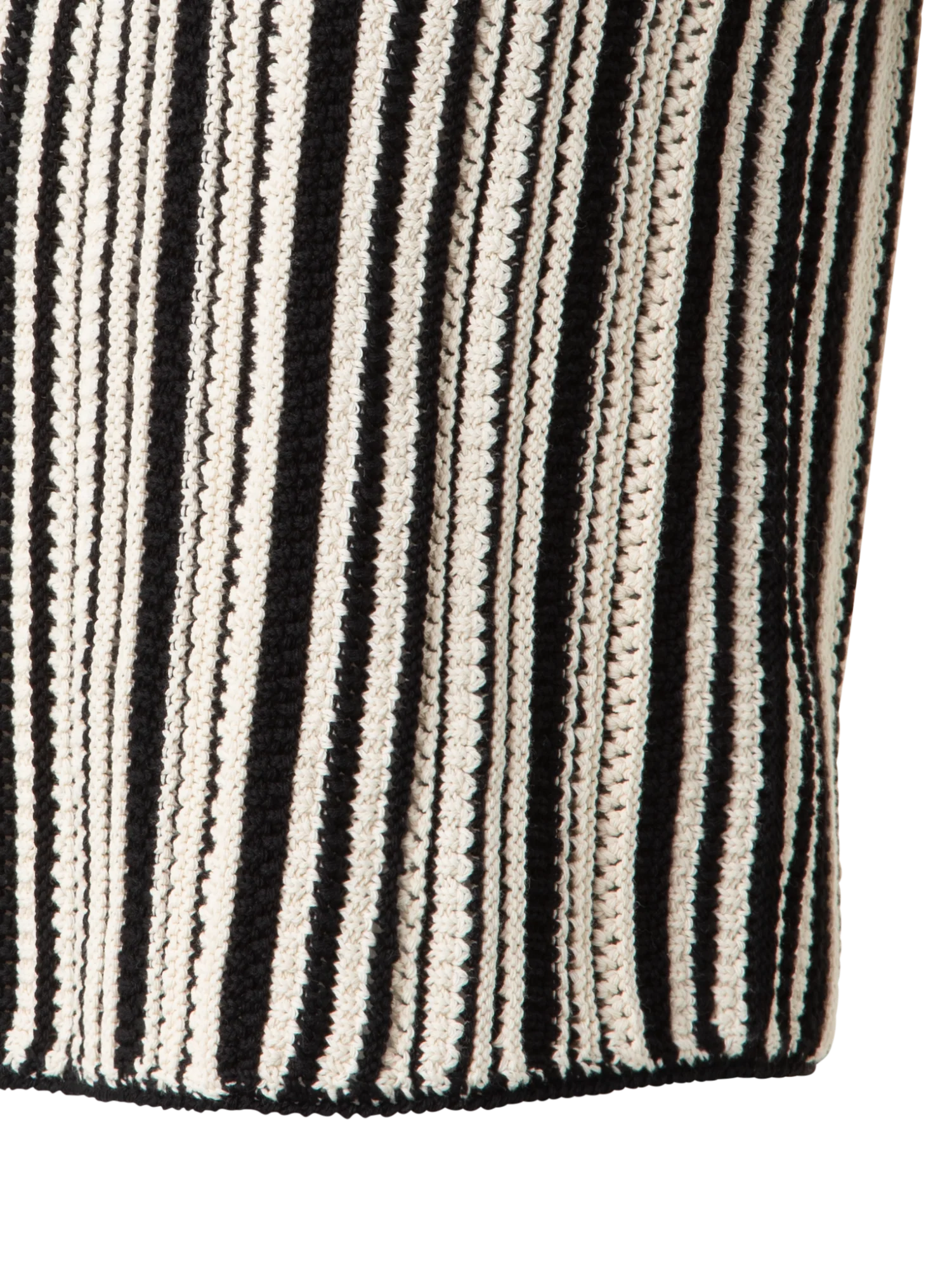 Cropped Chunky Knit Top in Cotton - Image 2