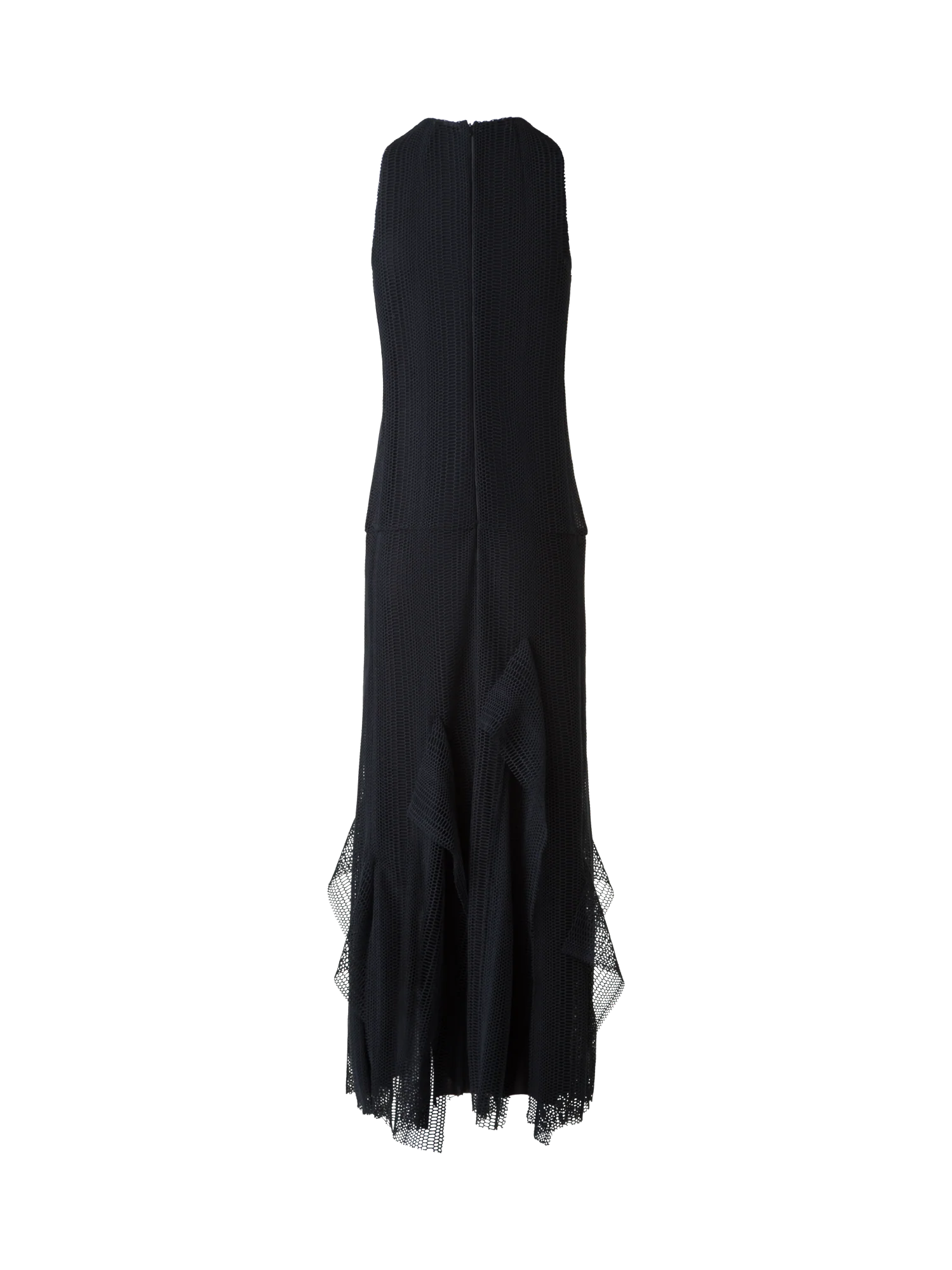 Dégradé Stripe Embroided Evening Dress - Image 4