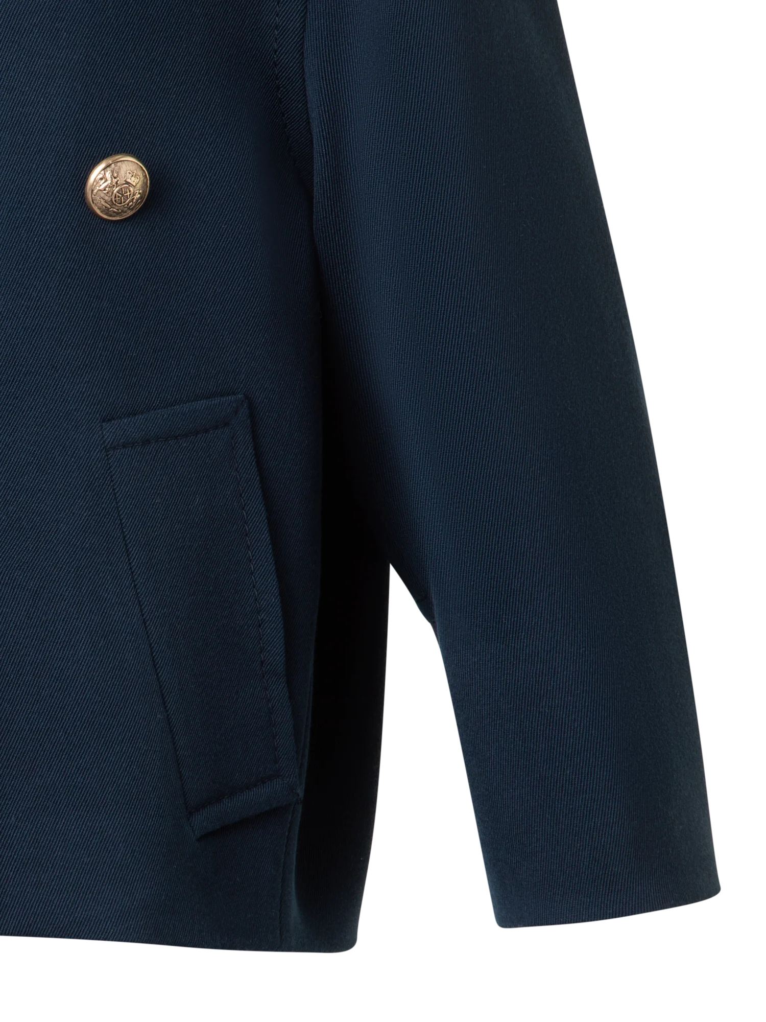 Double-Breasted Wool Pea Coat - Image 2