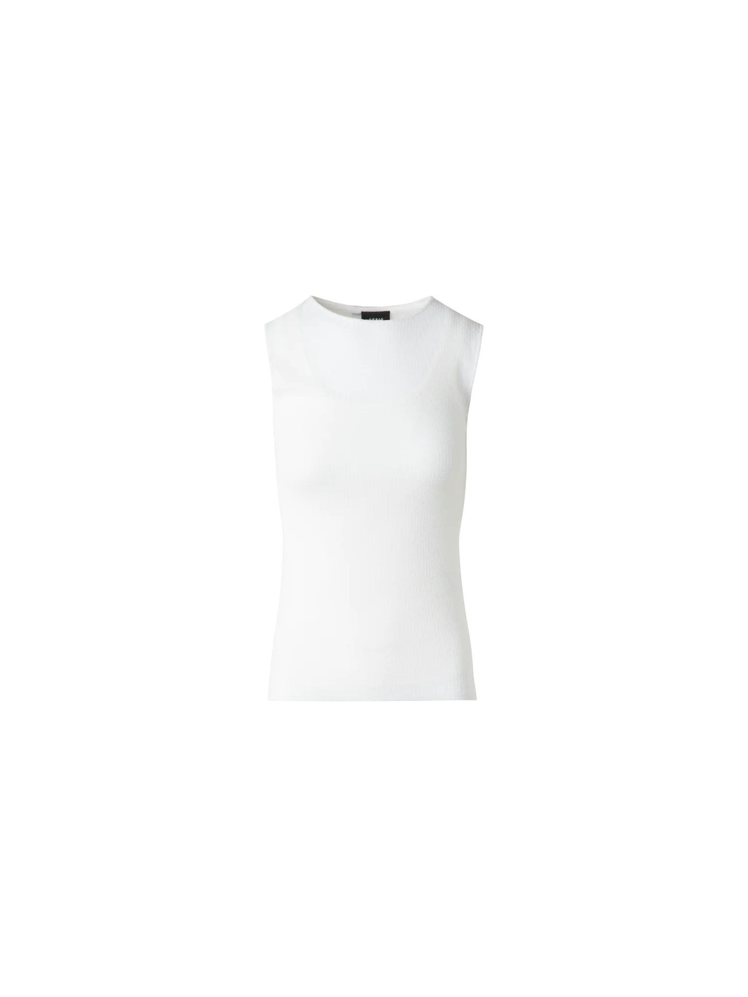 Double Layered Knit Top in Sheer Cotton