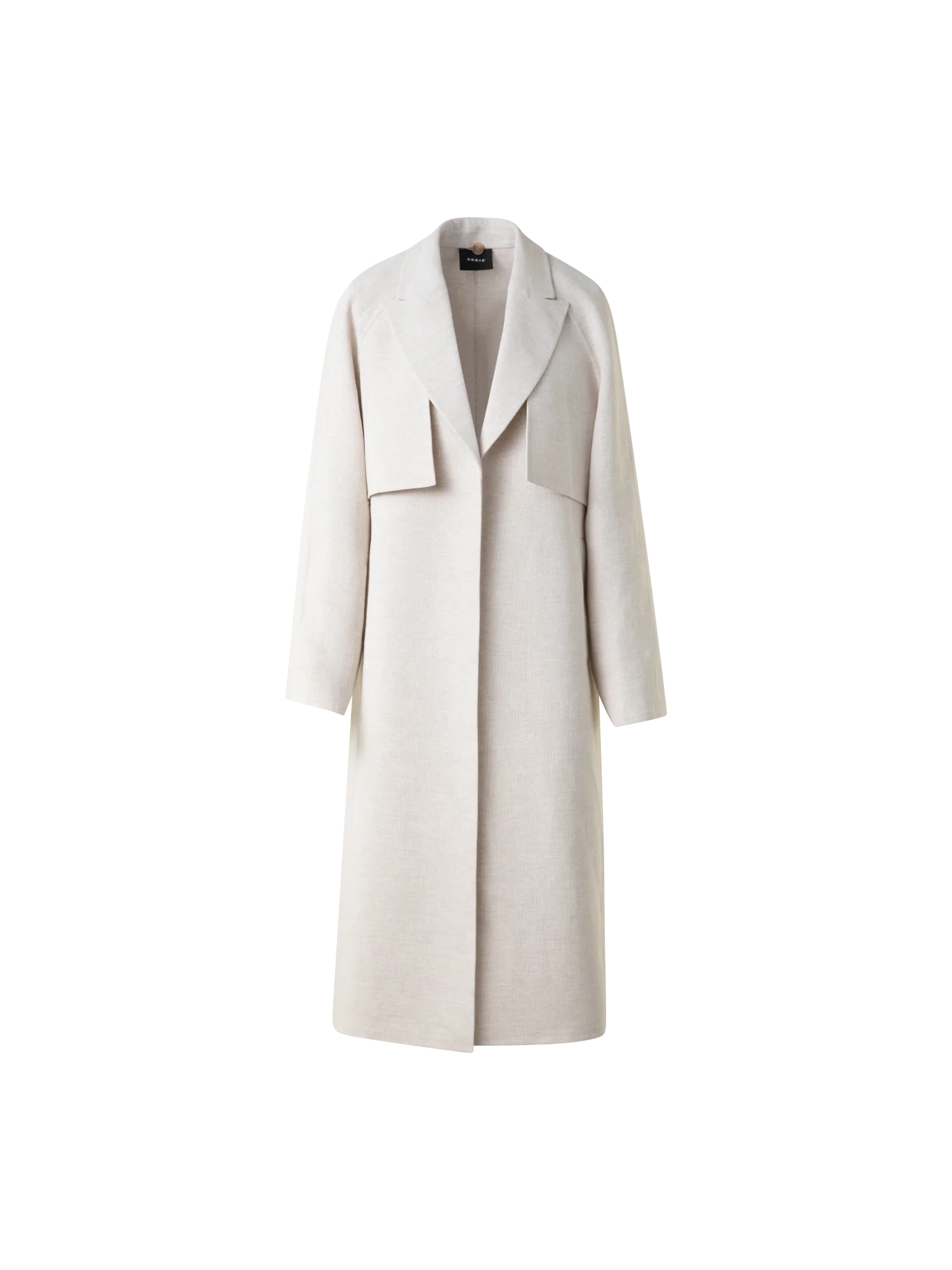 Duo Coat - Vest and Bolero in Linen Double-Face