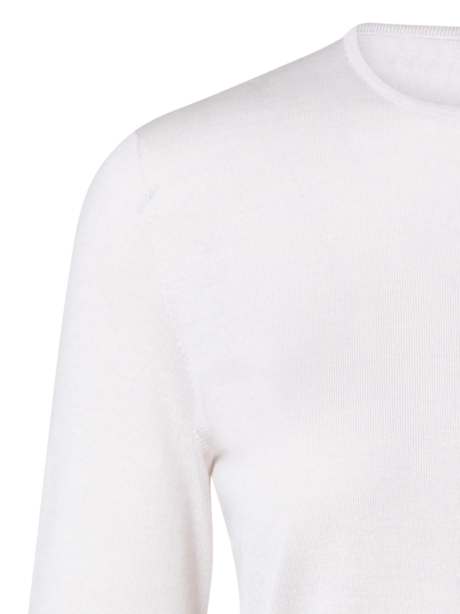 Seamless Cashmere Silk Knit Pullover - Image 2