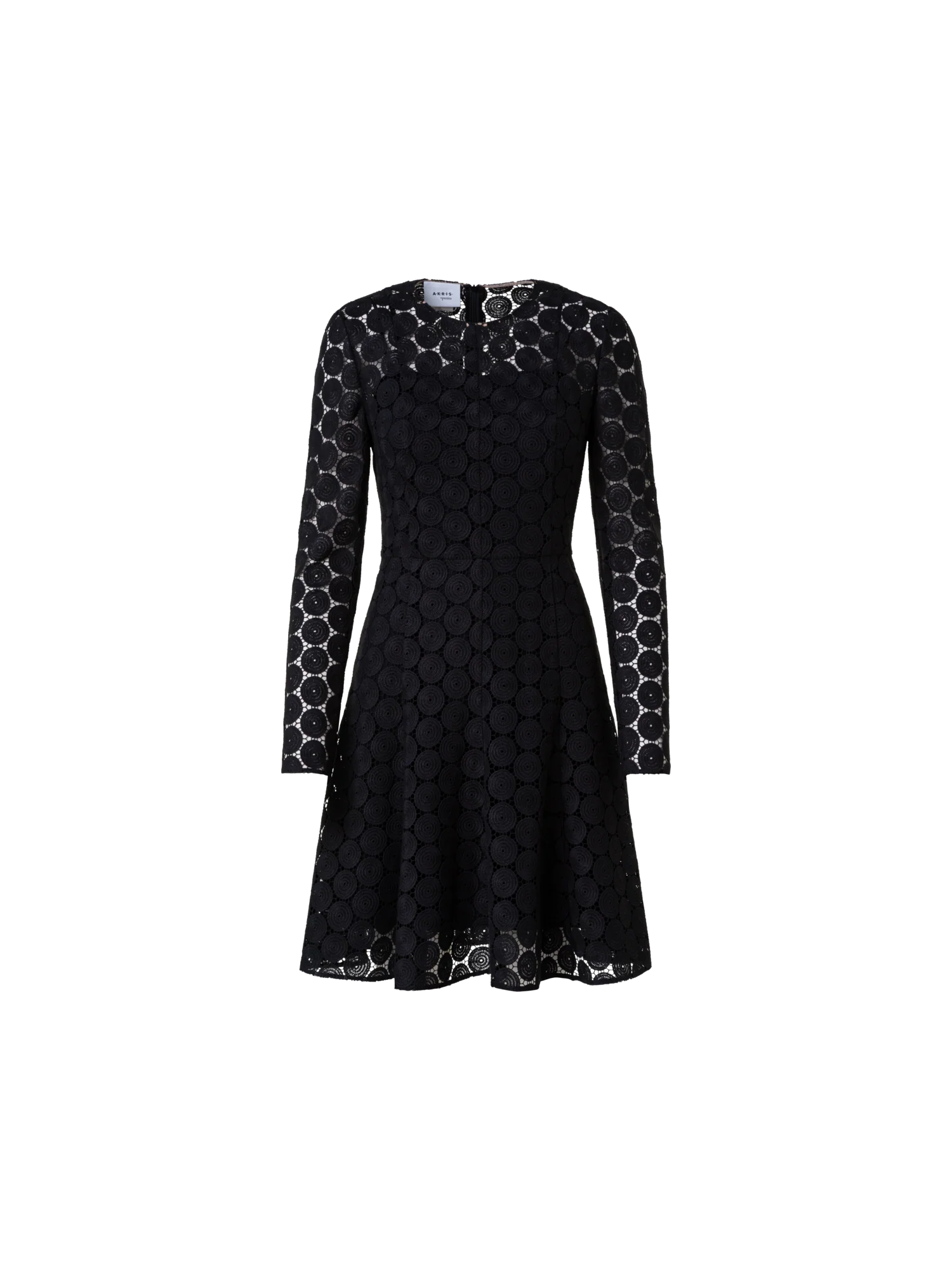 Fit and Flare Dress in Dot Embroidery