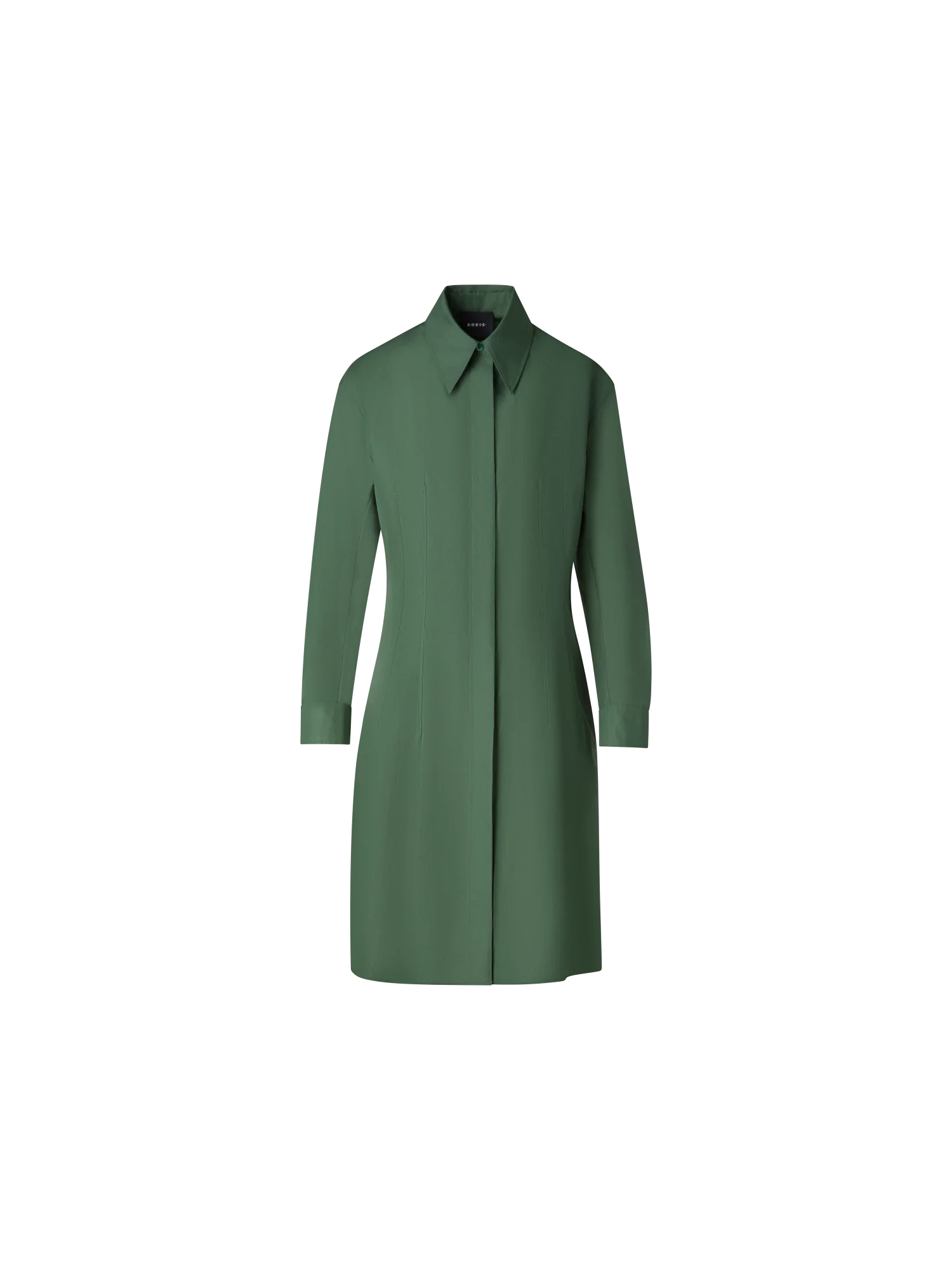 Fitted Cotton Shirt Dress