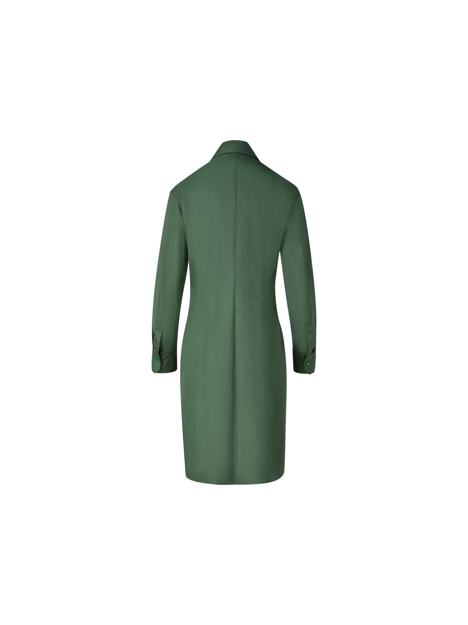 Fitted Cotton Shirt Dress - Image 3