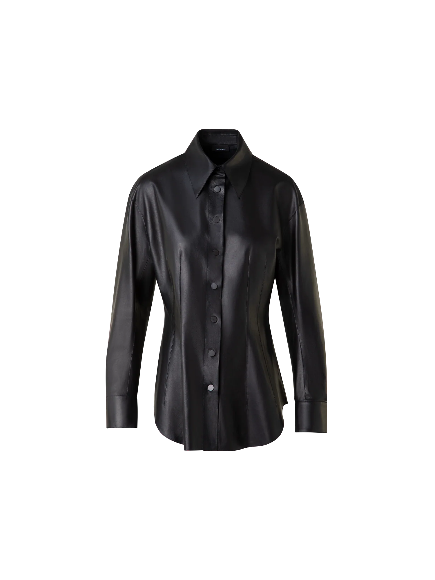 Fitted Leather Blouse