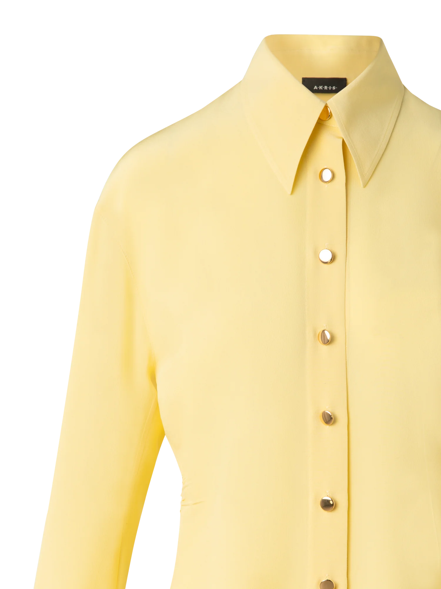 Fitted Silk Blouse - Image 5