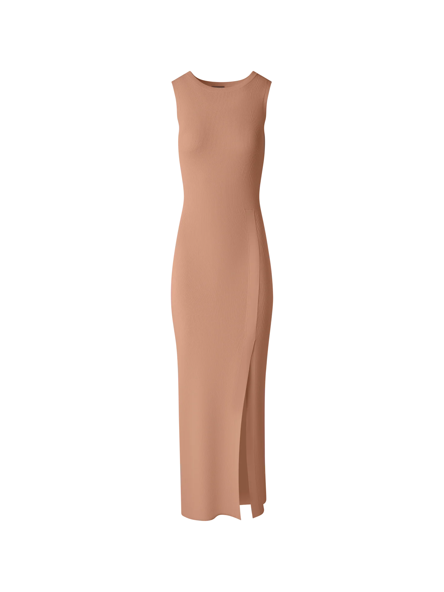 Fitted Tube Knit Dress with Side Slit