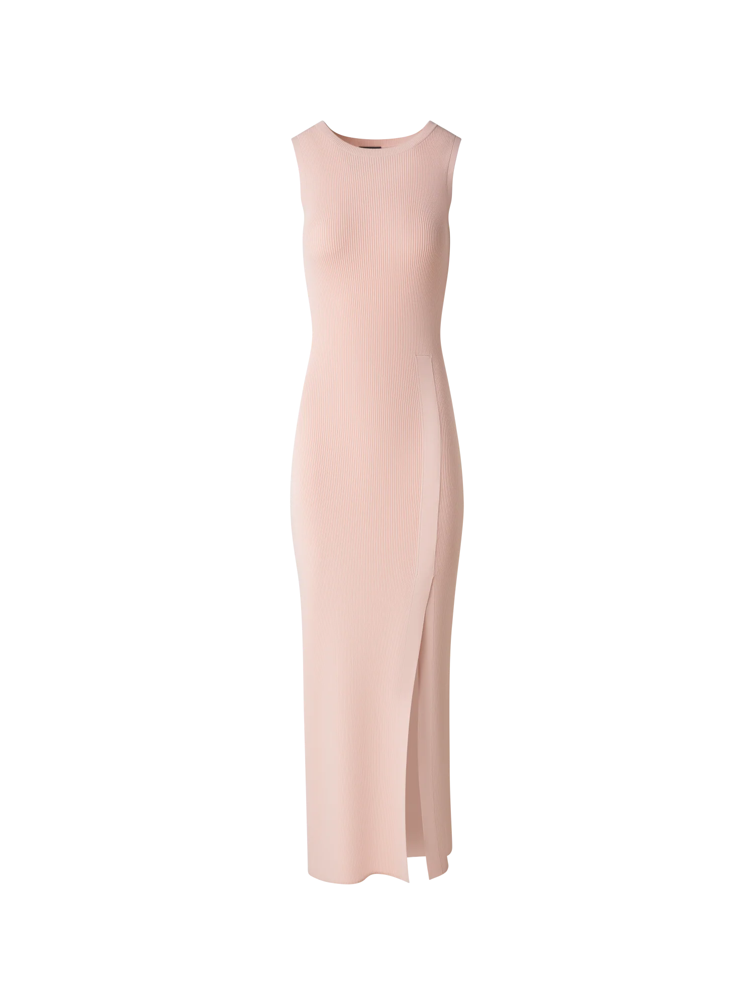 Fitted Tube Knit Dress with Side Slit