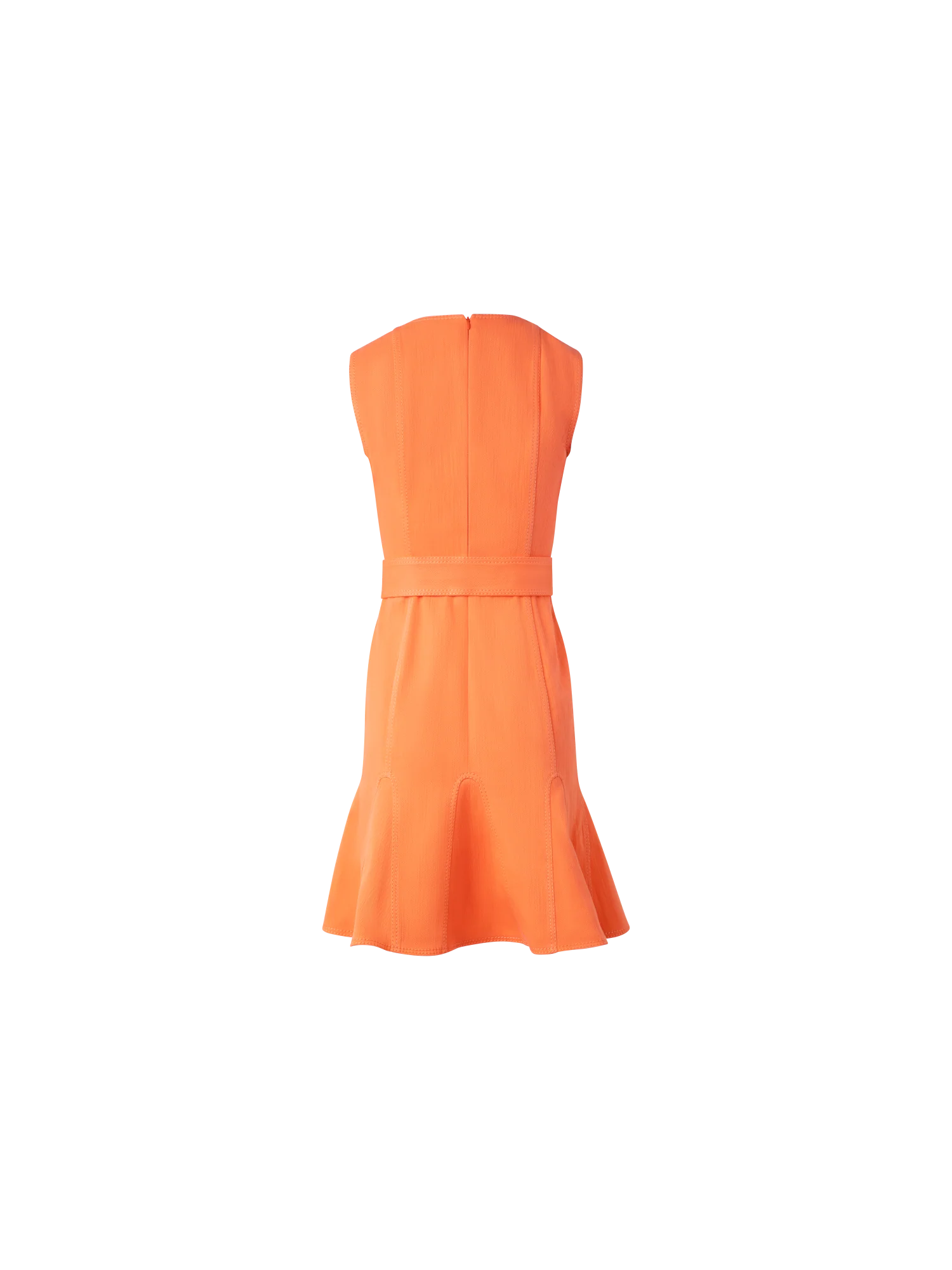 Flared Cotton Denim Dress - Image 4