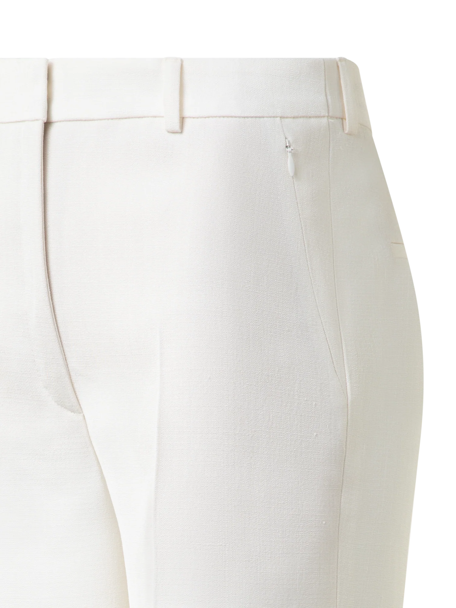 Tapered Silk Shantung Pants - Image 2