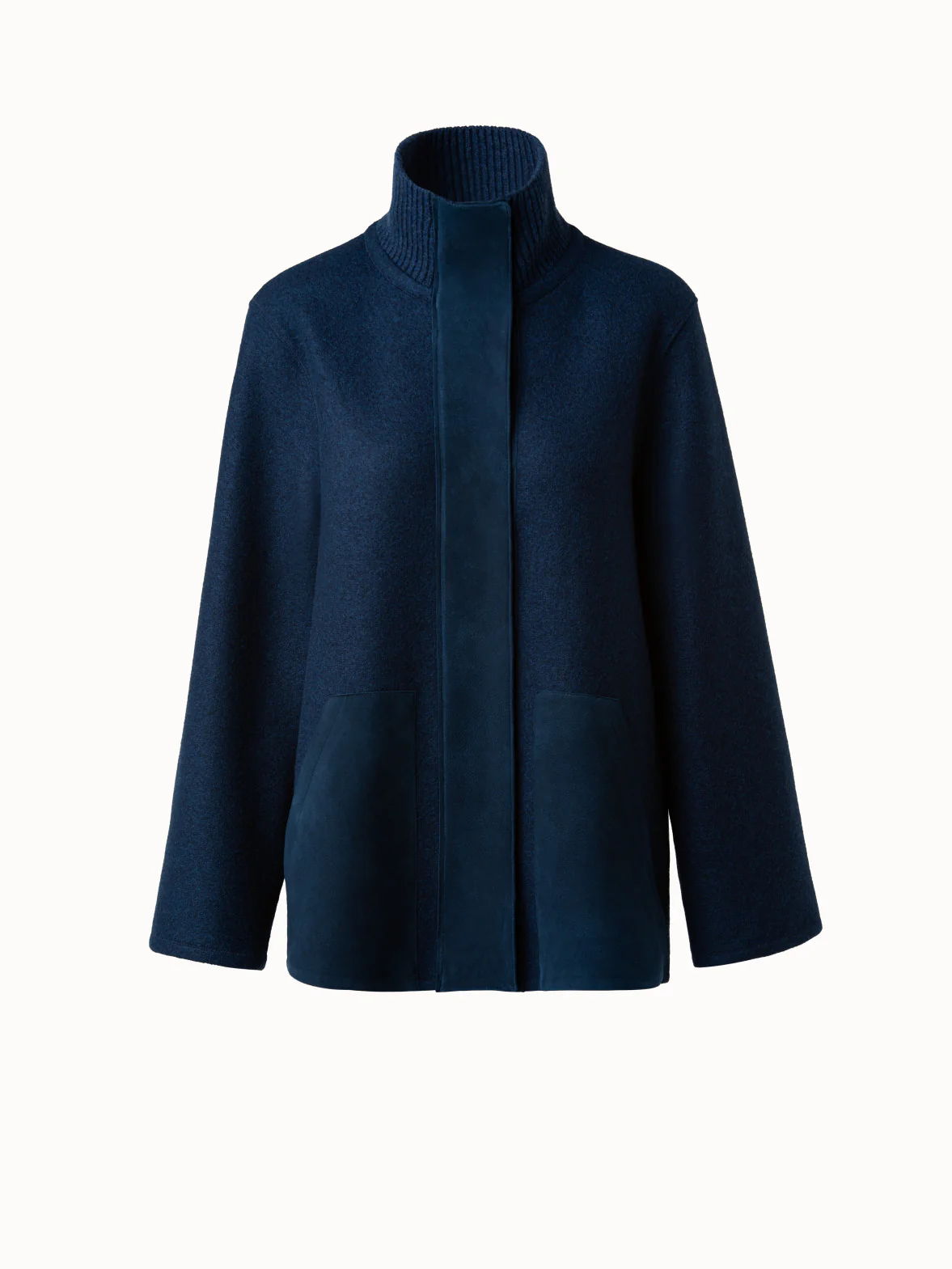 Cashmere Jersery Suede Pocket Jacket - Image 4