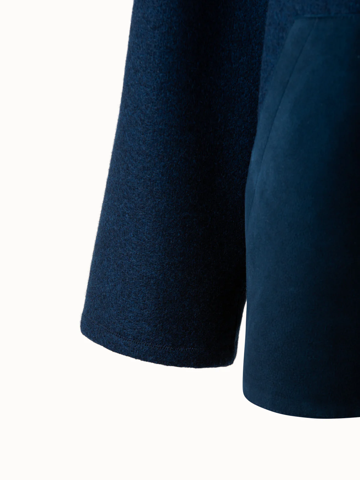 Cashmere Jersery Suede Pocket Jacket - Image 7