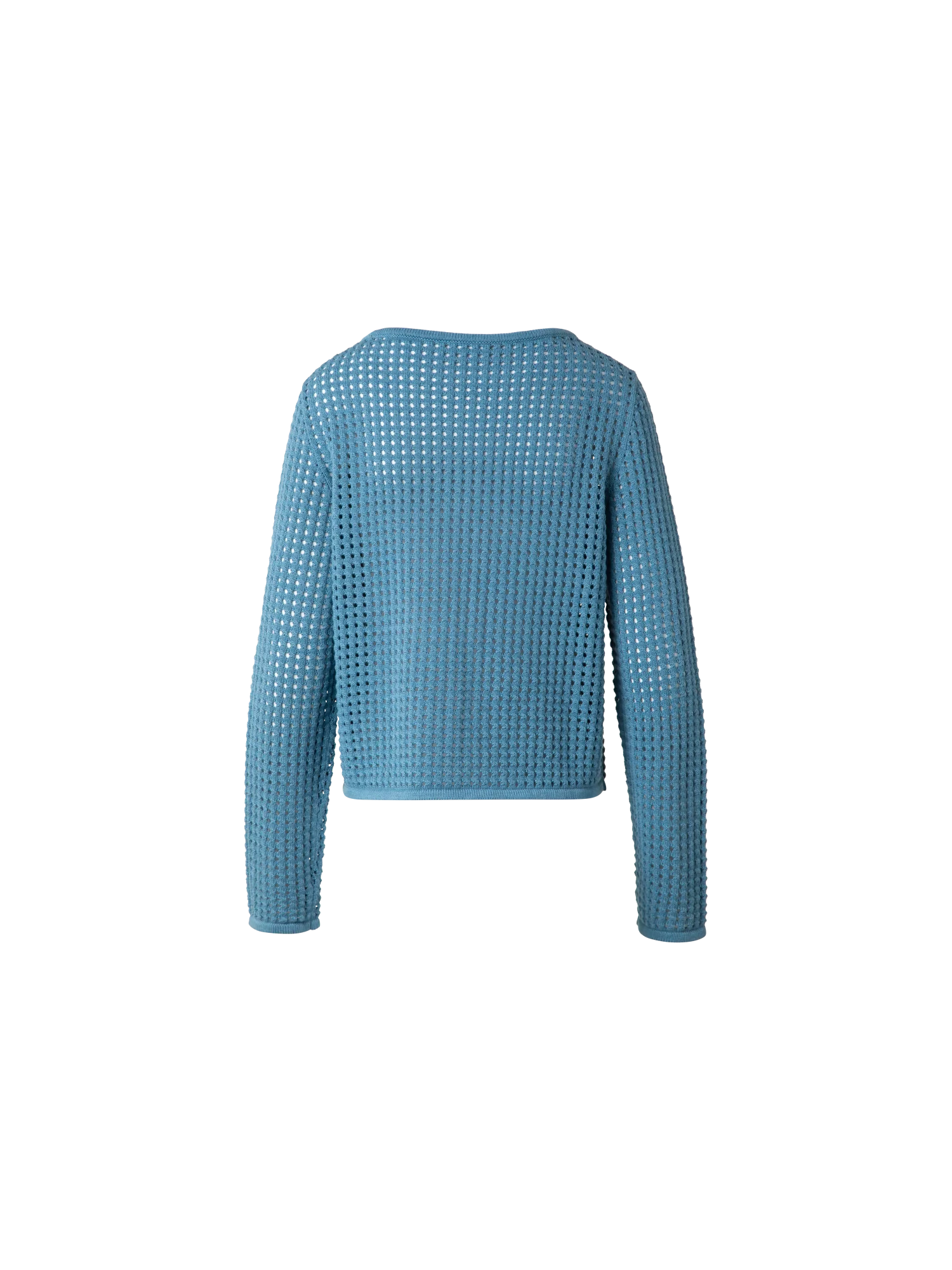 Knit Sweater in Chunky Cotton Mesh - Image 4
