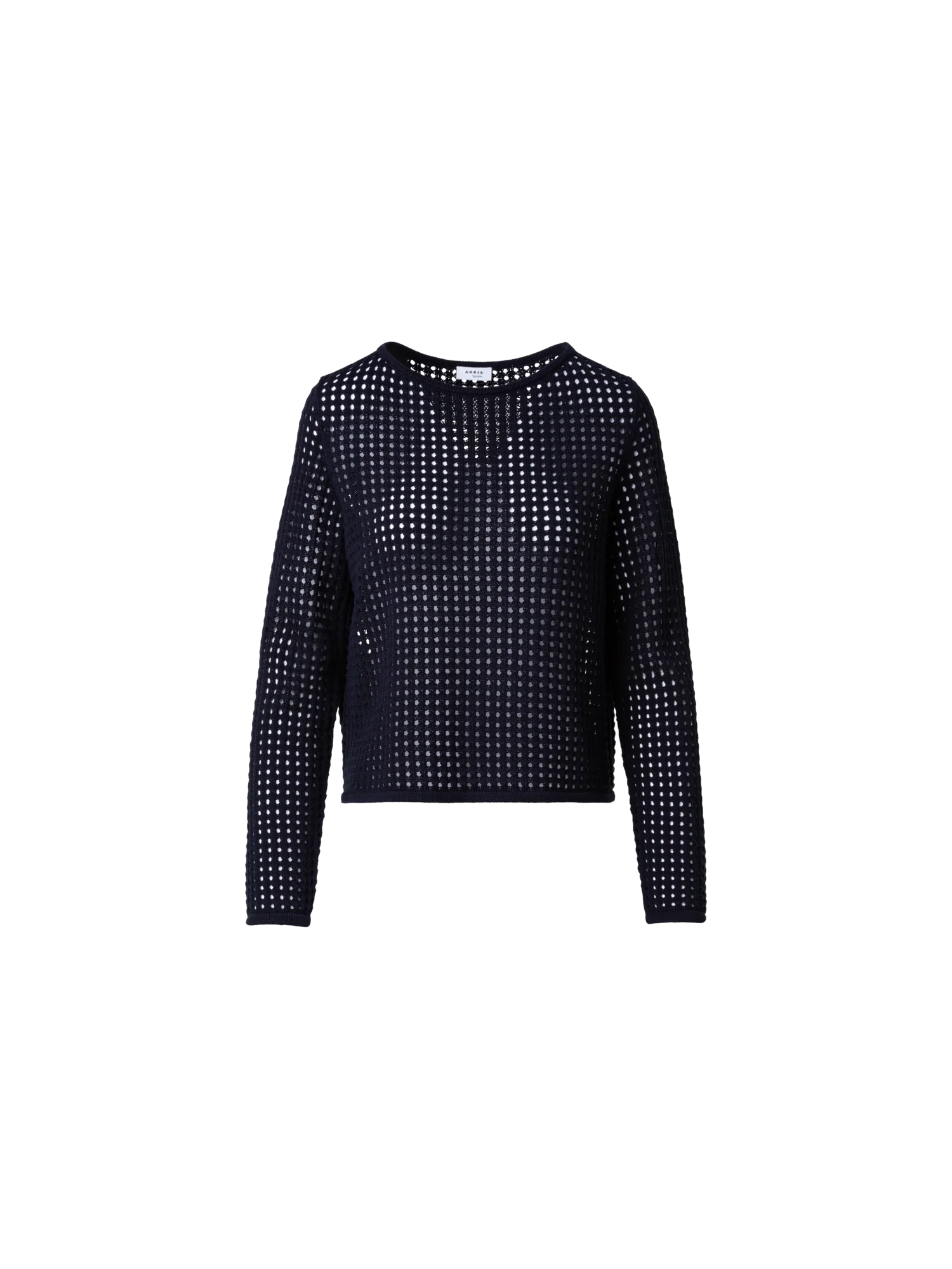 Knit Sweater in Chunky Cotton Mesh
