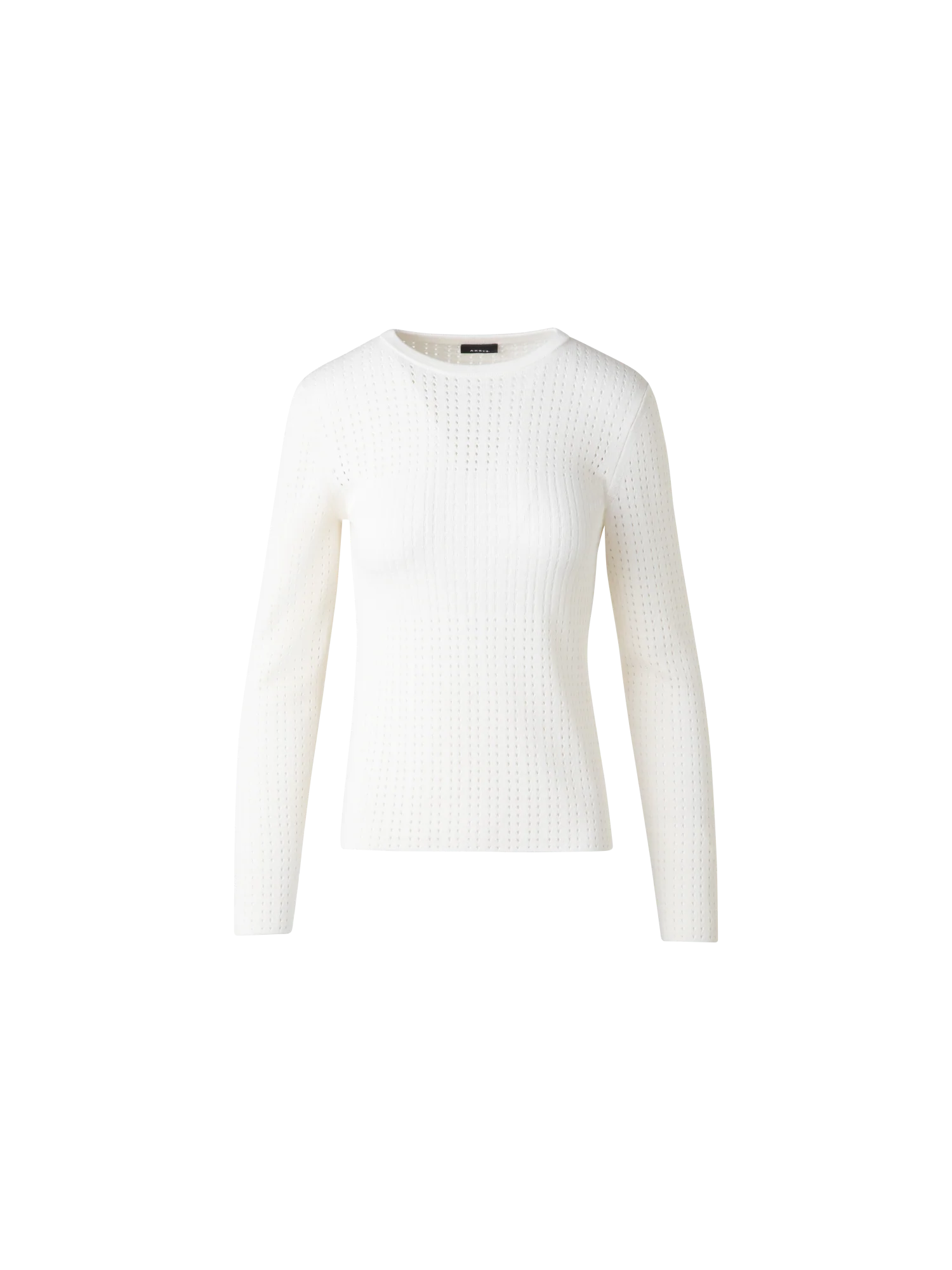 Knit Sweater in Silk Cotton Ajouré