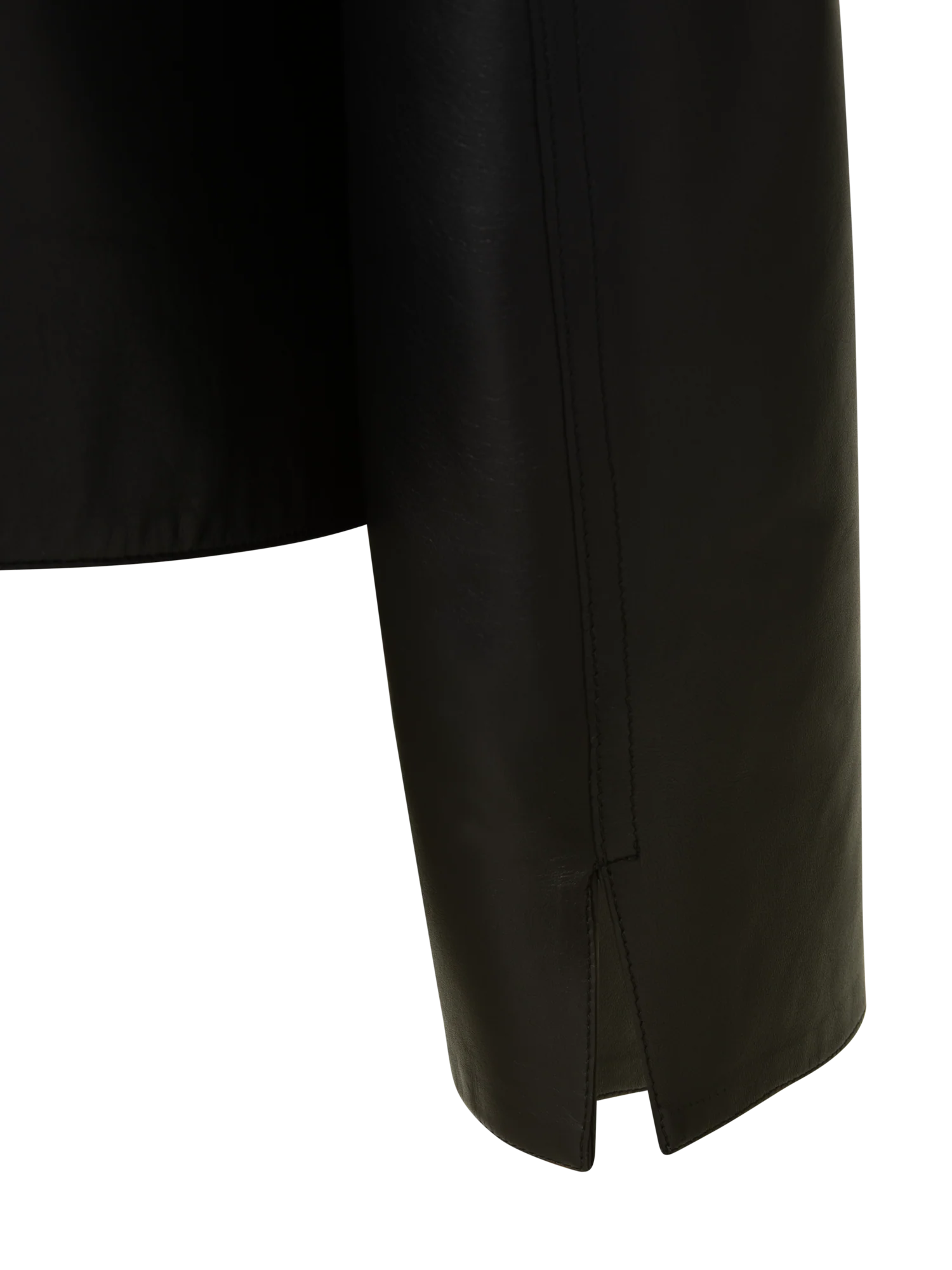 Lamb Leather Collared Jacket - Image 3