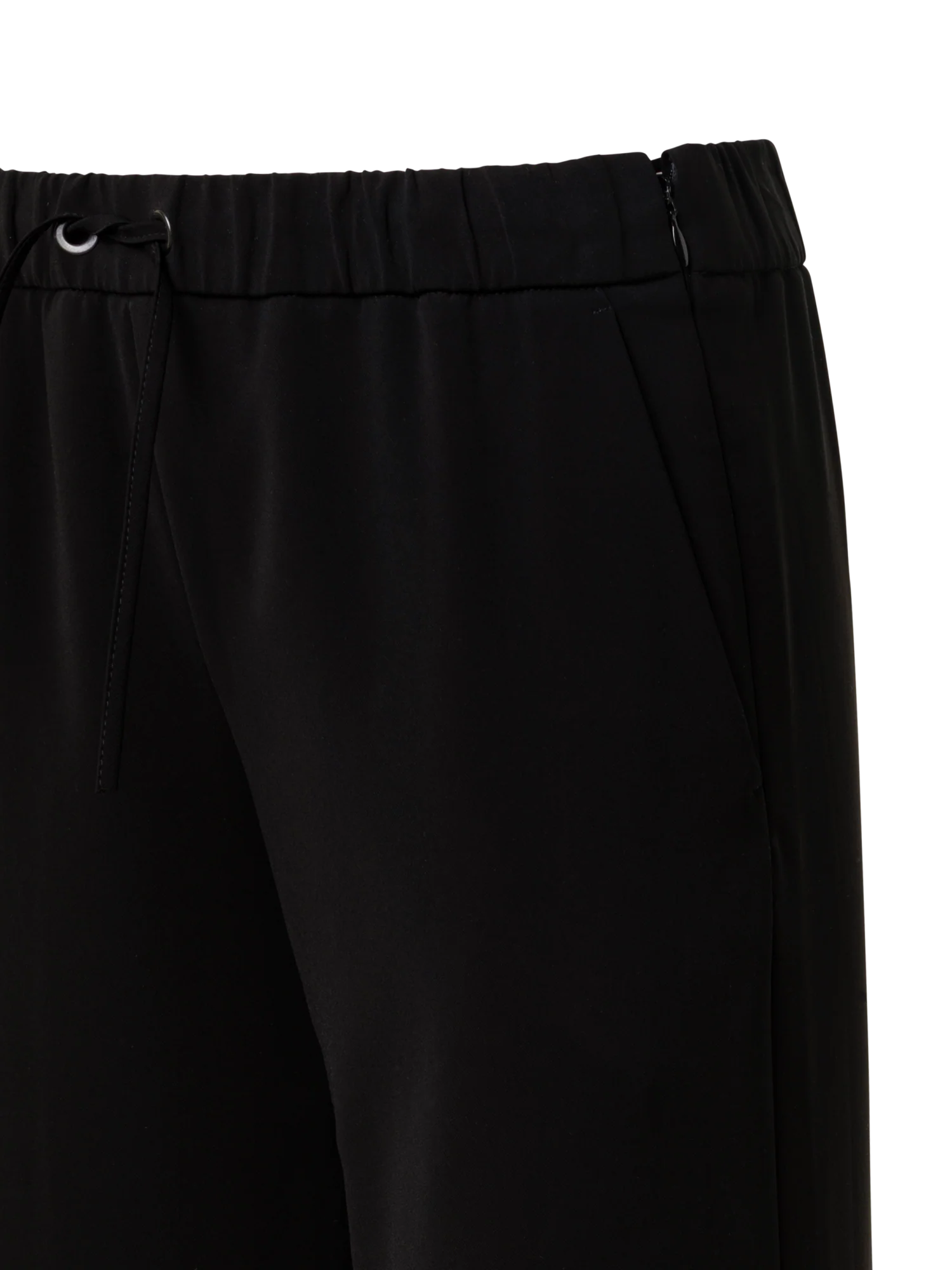 Tapered Lasercut Crêpe Pants with Slits - Image 2