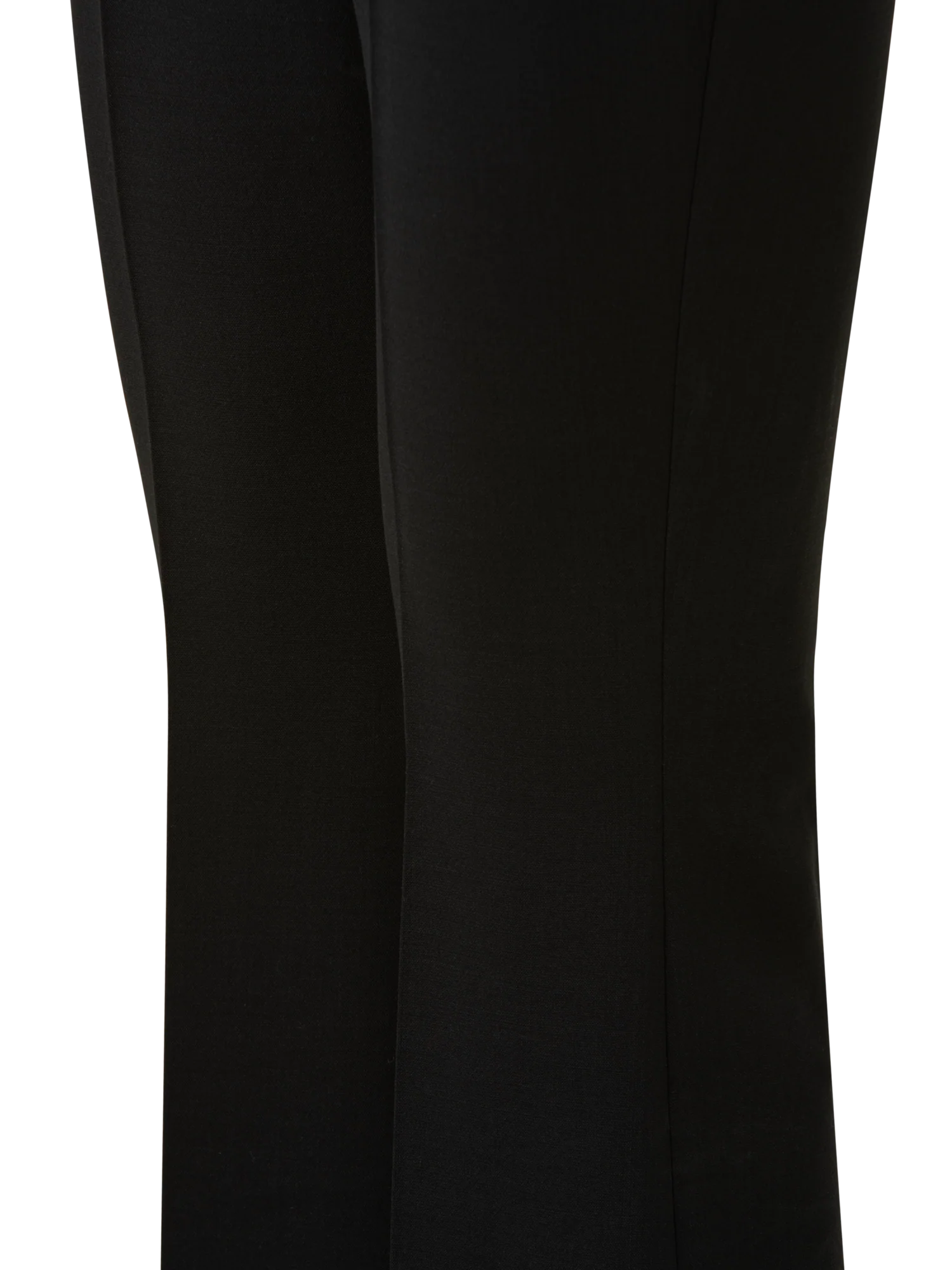 Sleeveless Wool Double-Face Jumpsuit with Apron Bodice Inset - Image 3