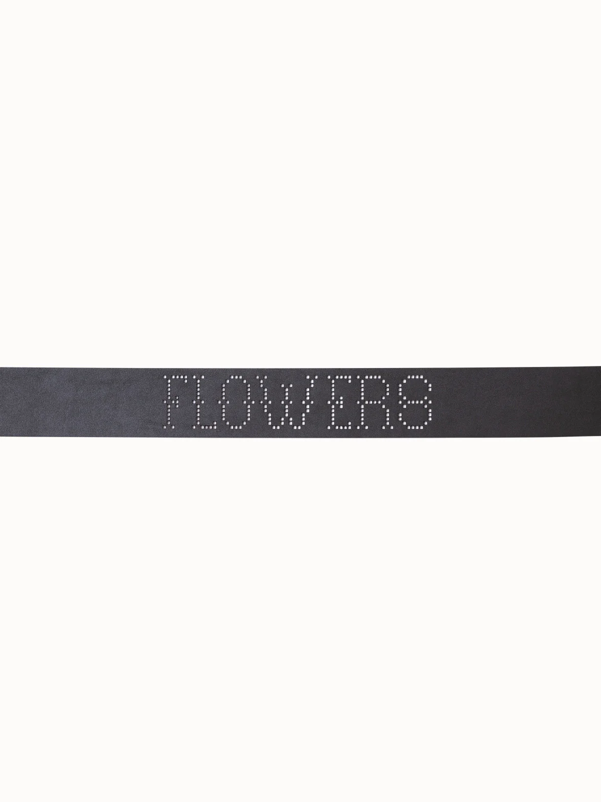 Leather Belt with Lasercut Lettering - Image 2