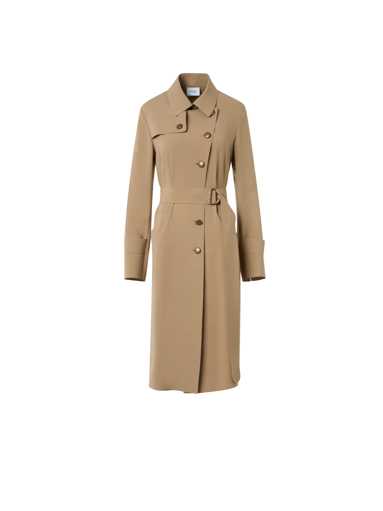 Light Trench Coat in Techno Laser Cut