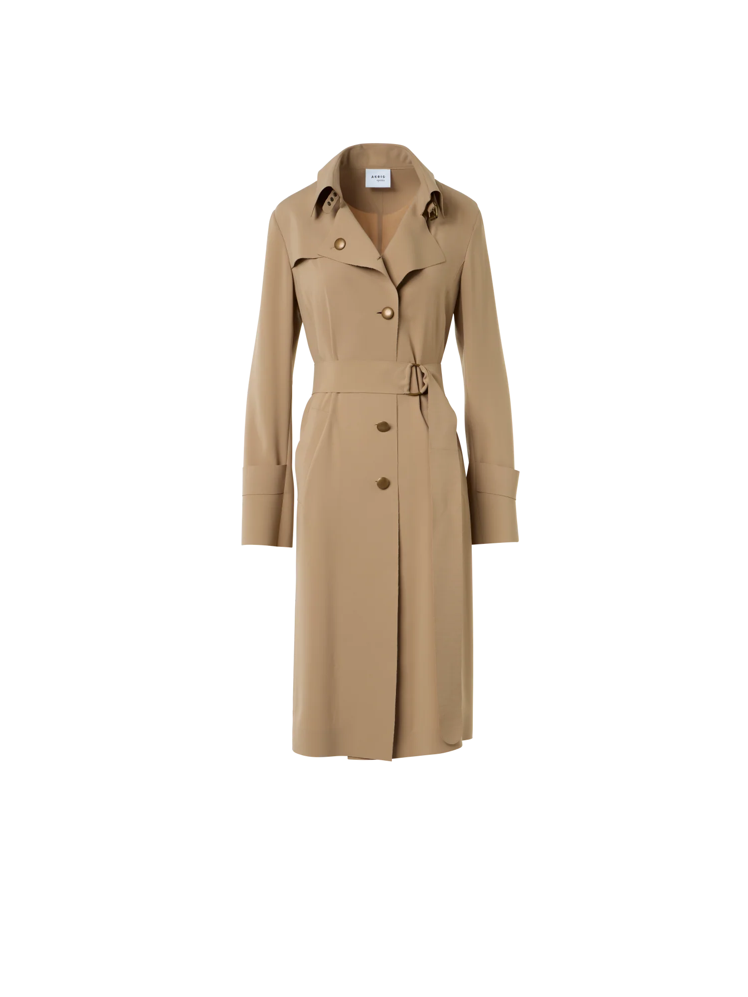 Light Trench Coat in Techno Laser Cut - Image 6