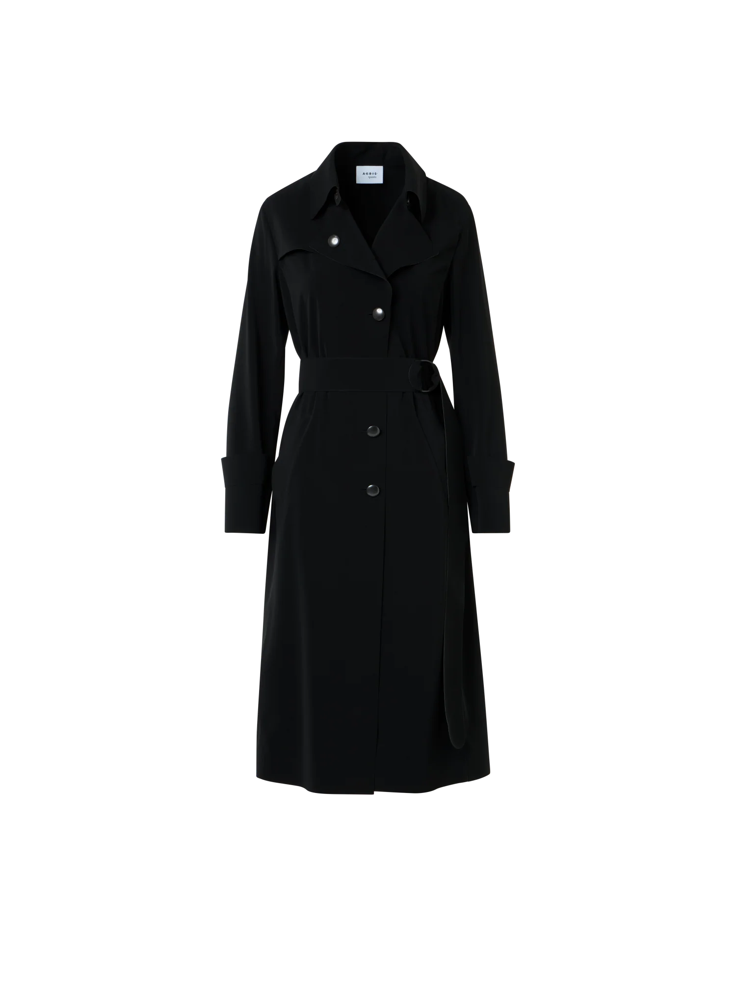 Light Trench Coat in Techno Laser Cut - Image 2