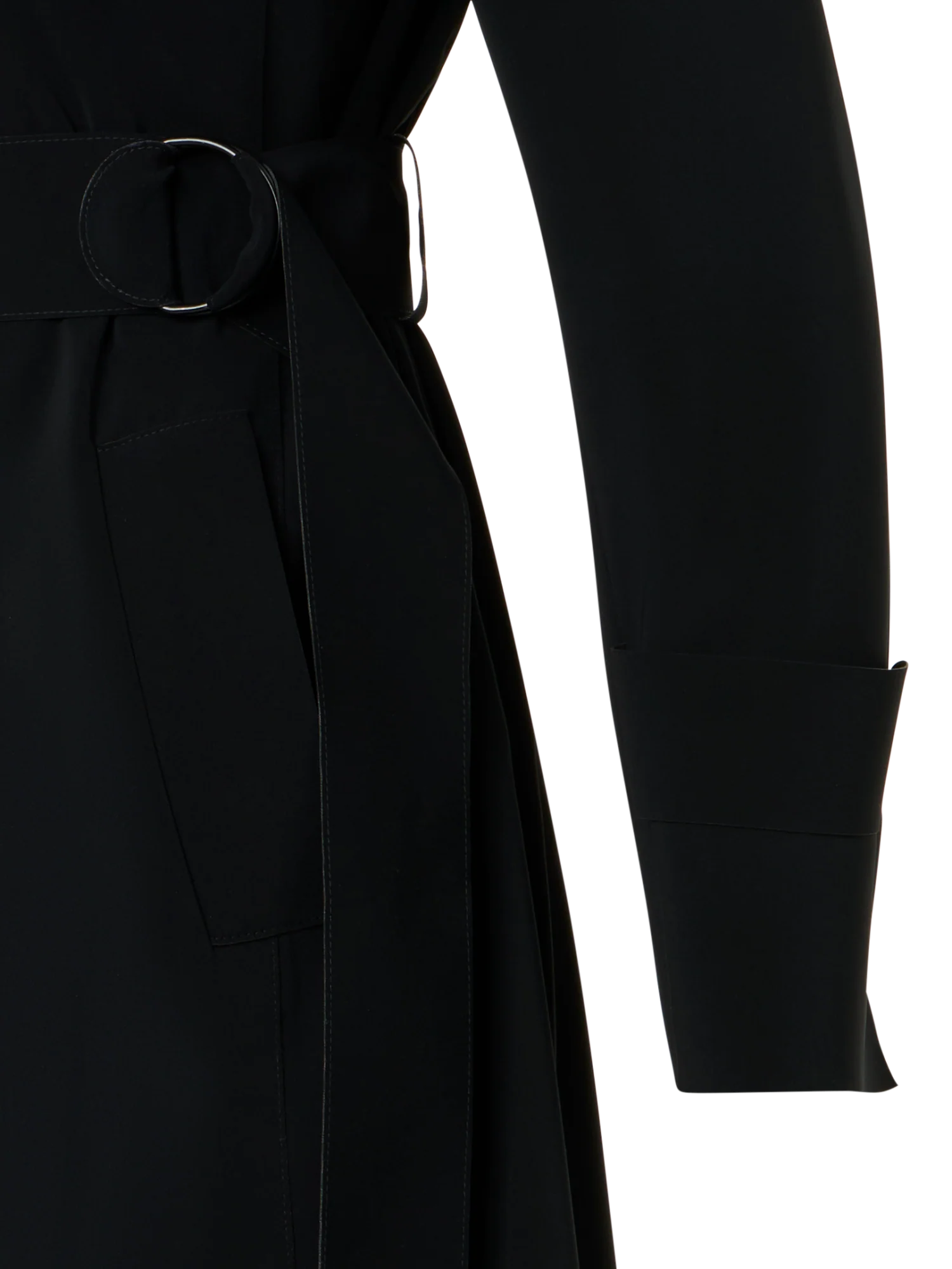 Light Trench Coat in Techno Laser Cut - Image 6