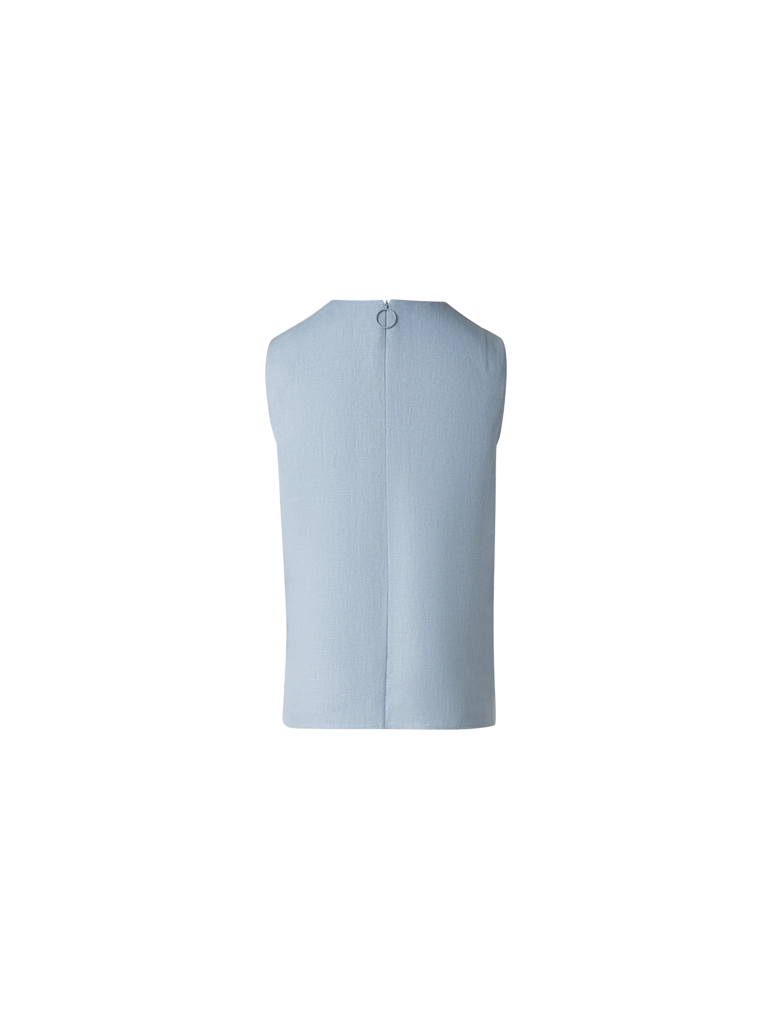 Linen Blouse with 3D Carnation Detail - Image 3