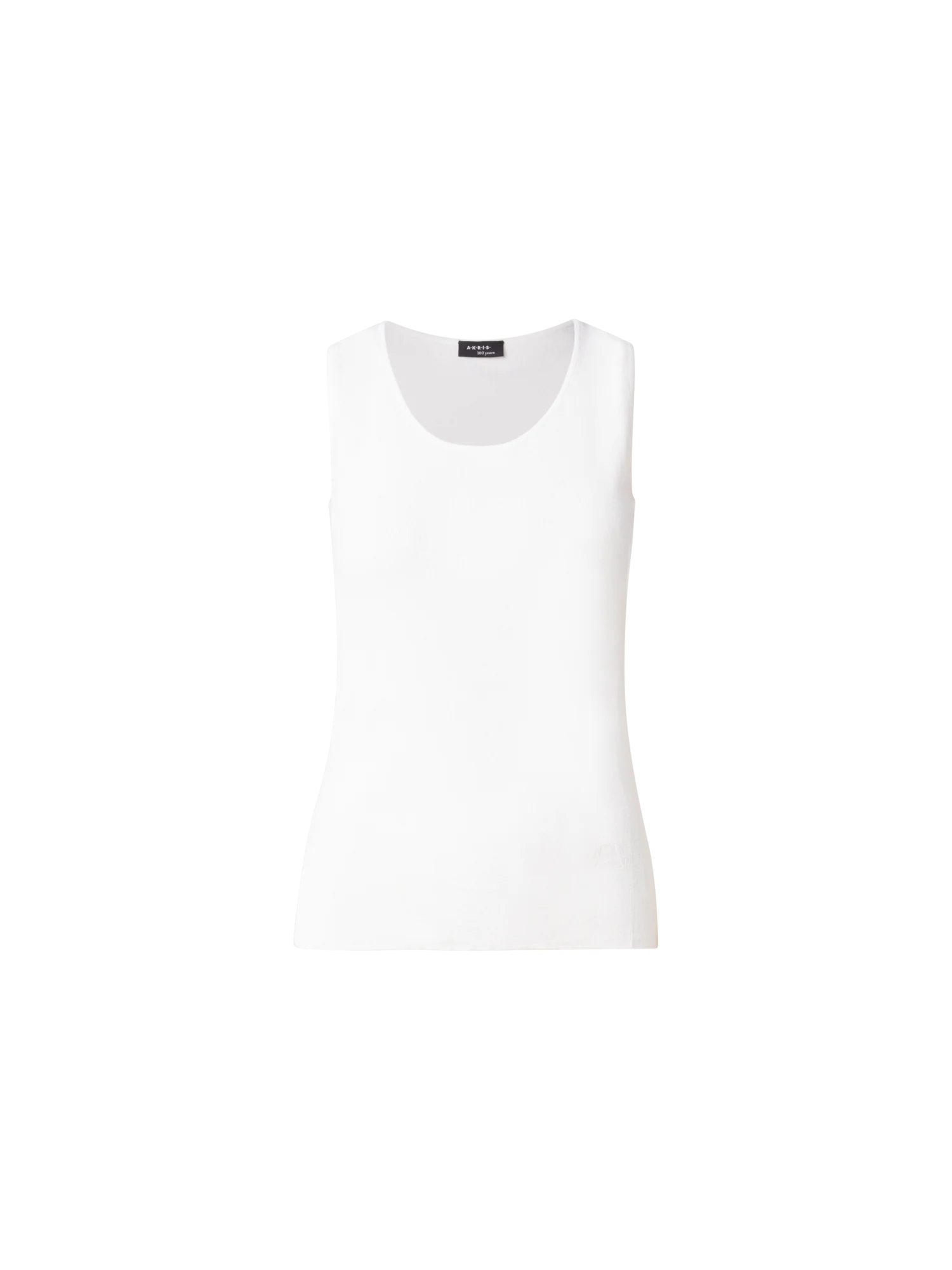 Linen Stretch Knit Tank Top