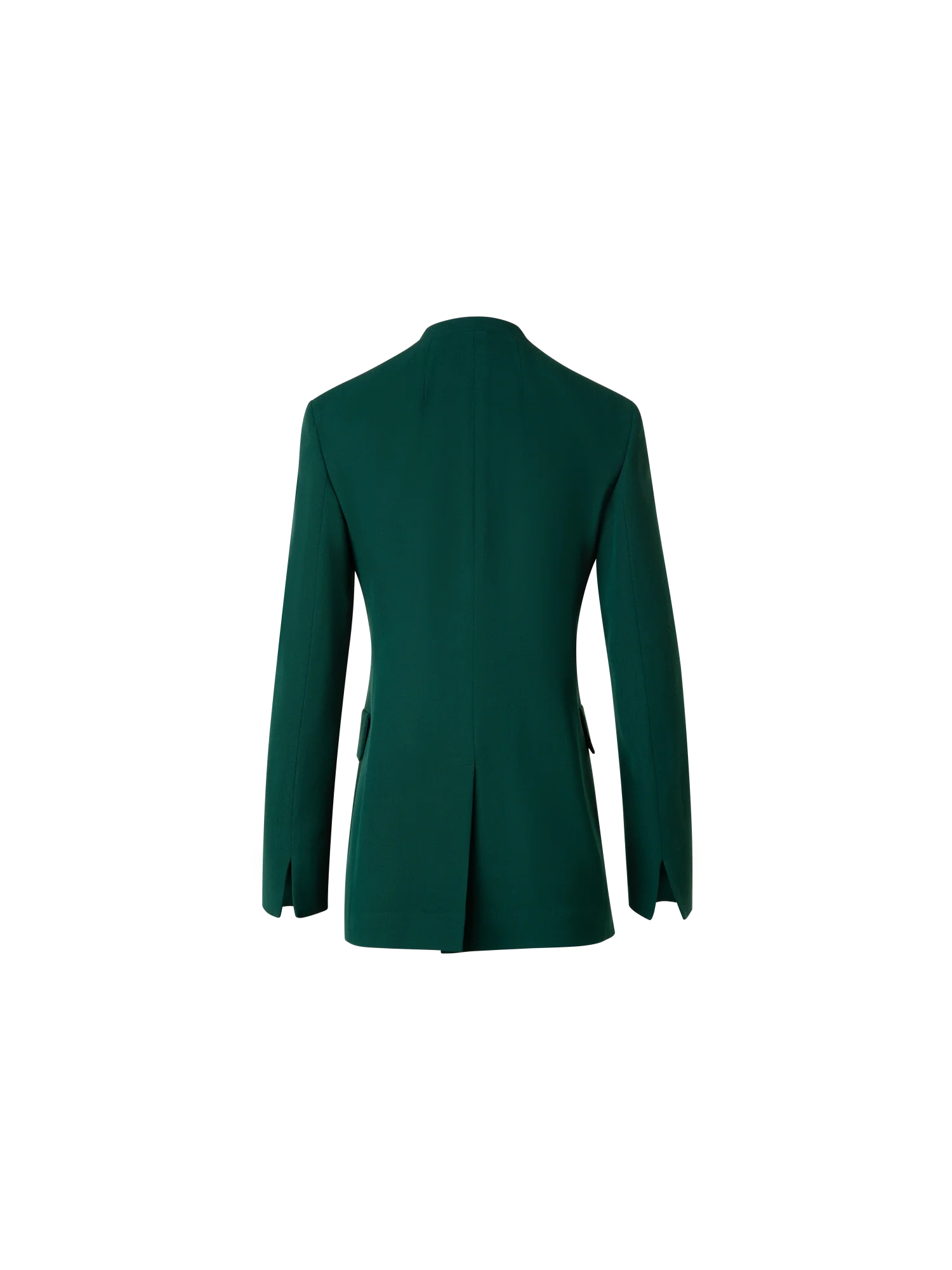 Long Double Breasted Blazer in Wool - Image 4