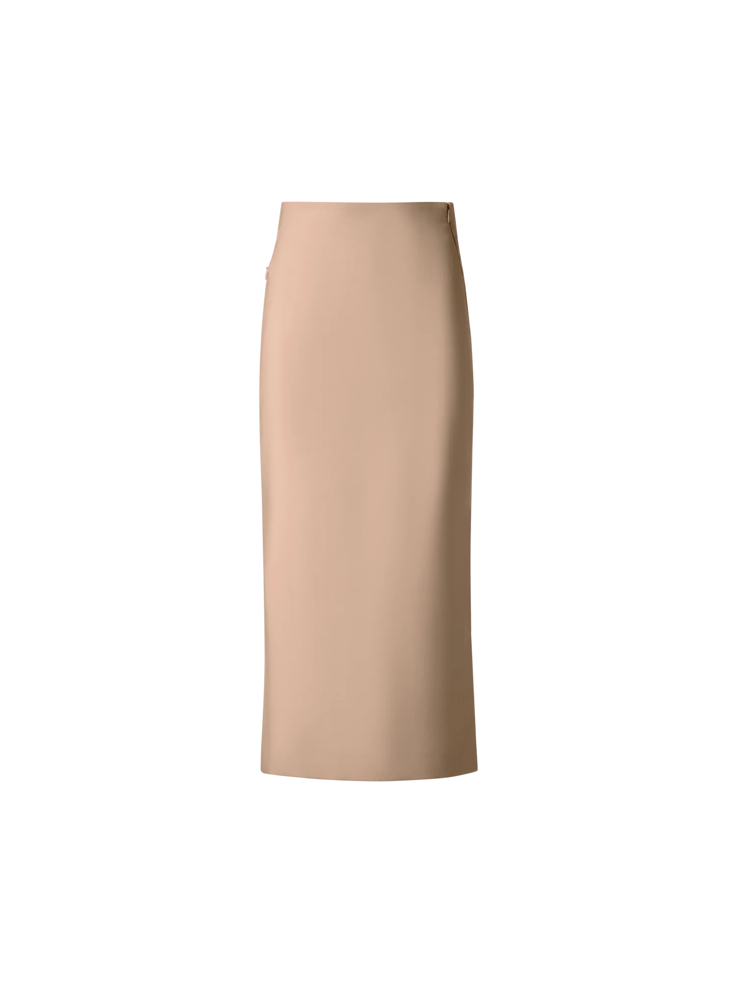 Long Pencil Skirt in Cotton Double-Face