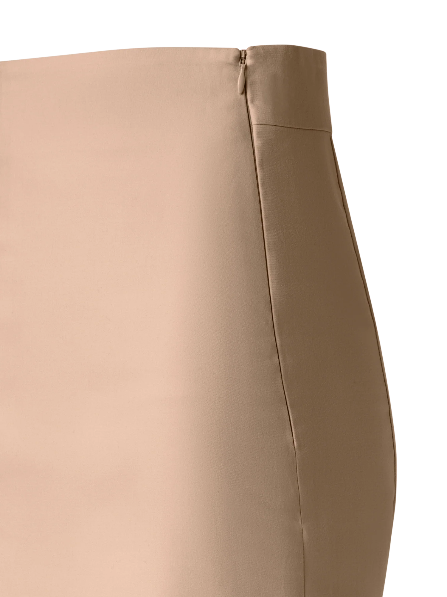 Long Pencil Skirt in Cotton Double-Face - Image 2