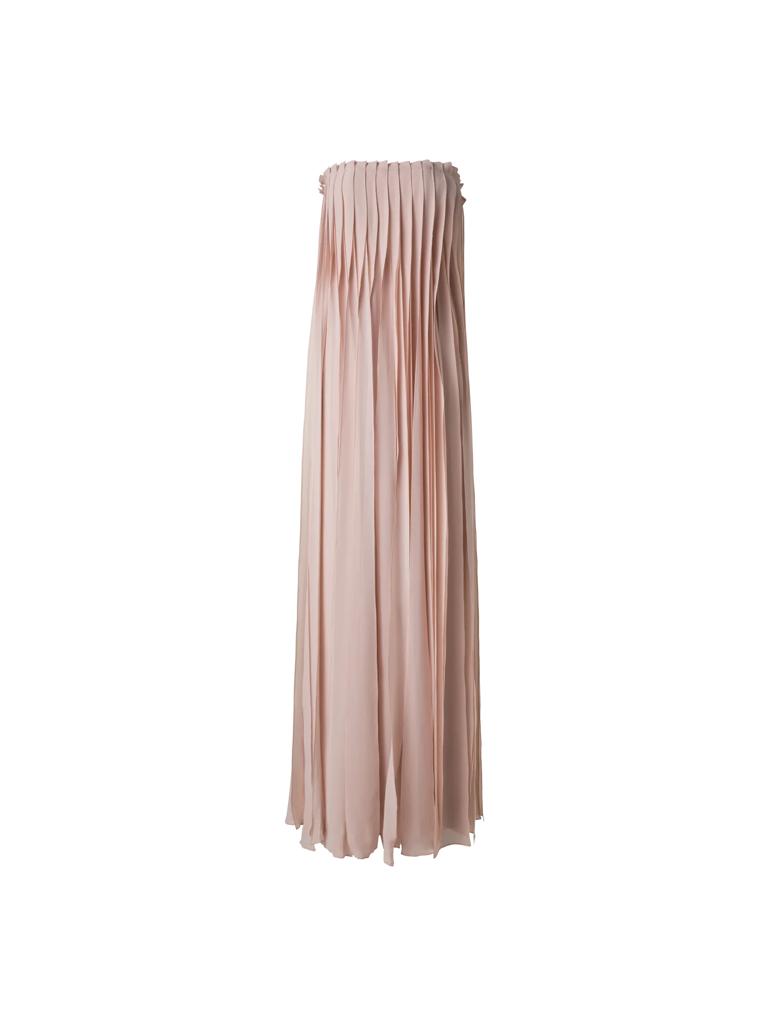 Long Silk Ribbons Corsage Gown