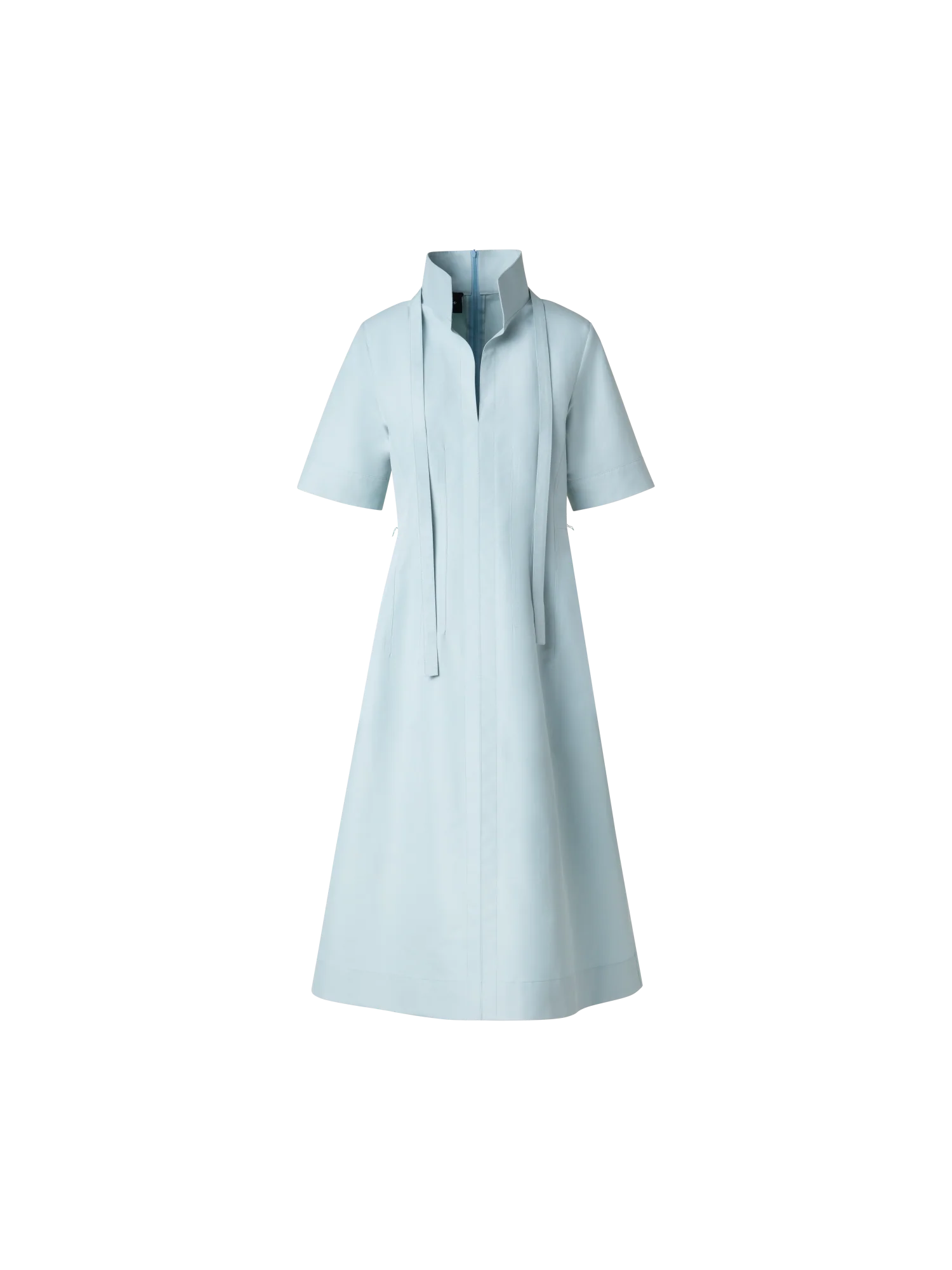 Midi Dress in Cotton Poplin