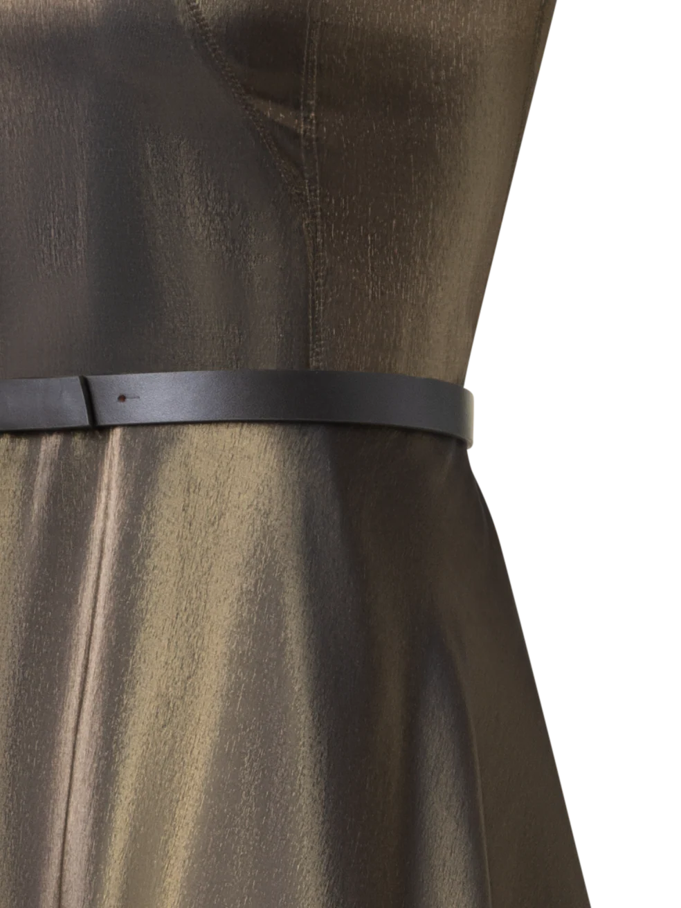 Sheer Shimmer Silk Blend Organza Midi Dress - Image 3