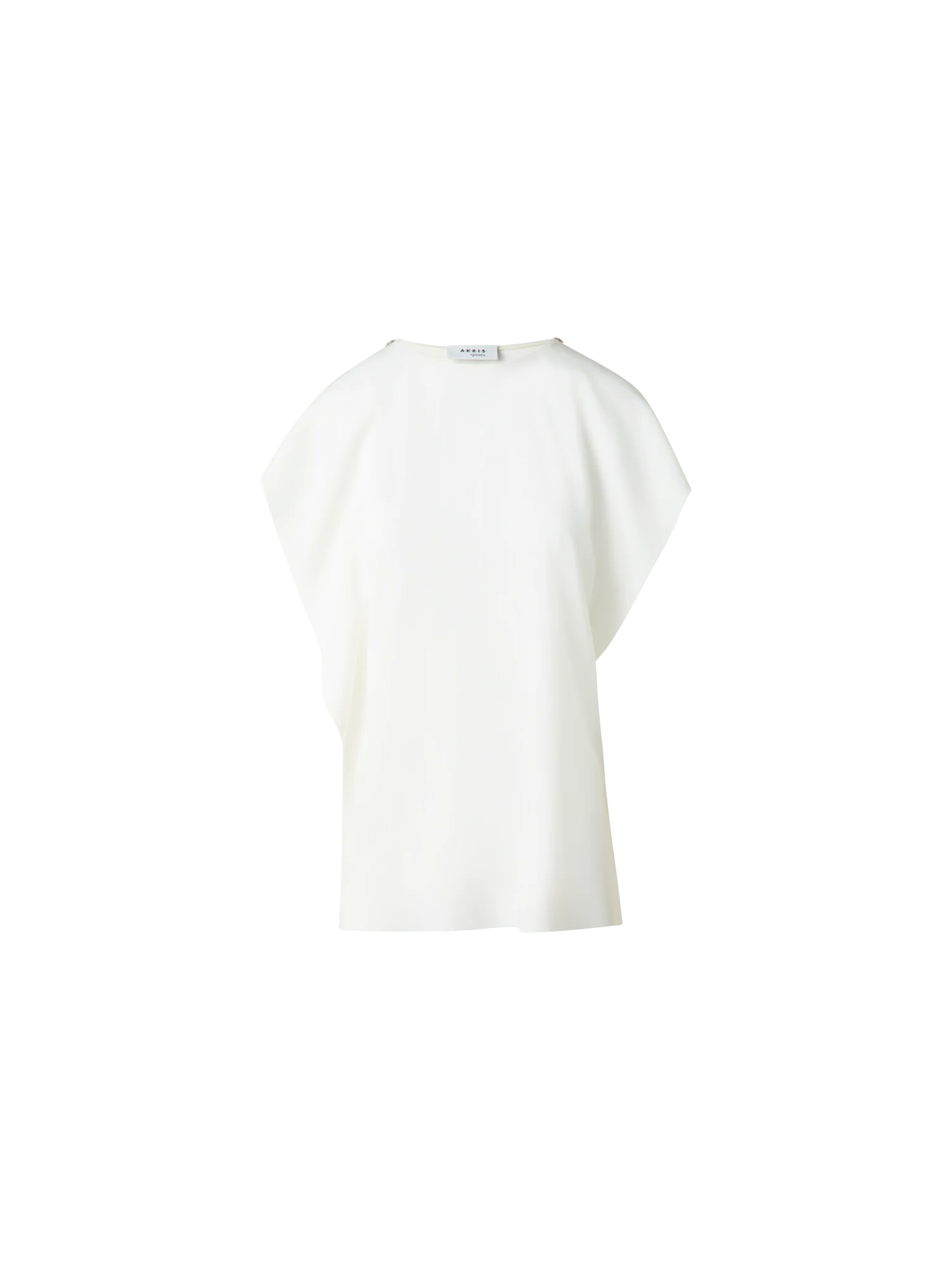 Off-Shoulder Draped Laser Cut Blouse
