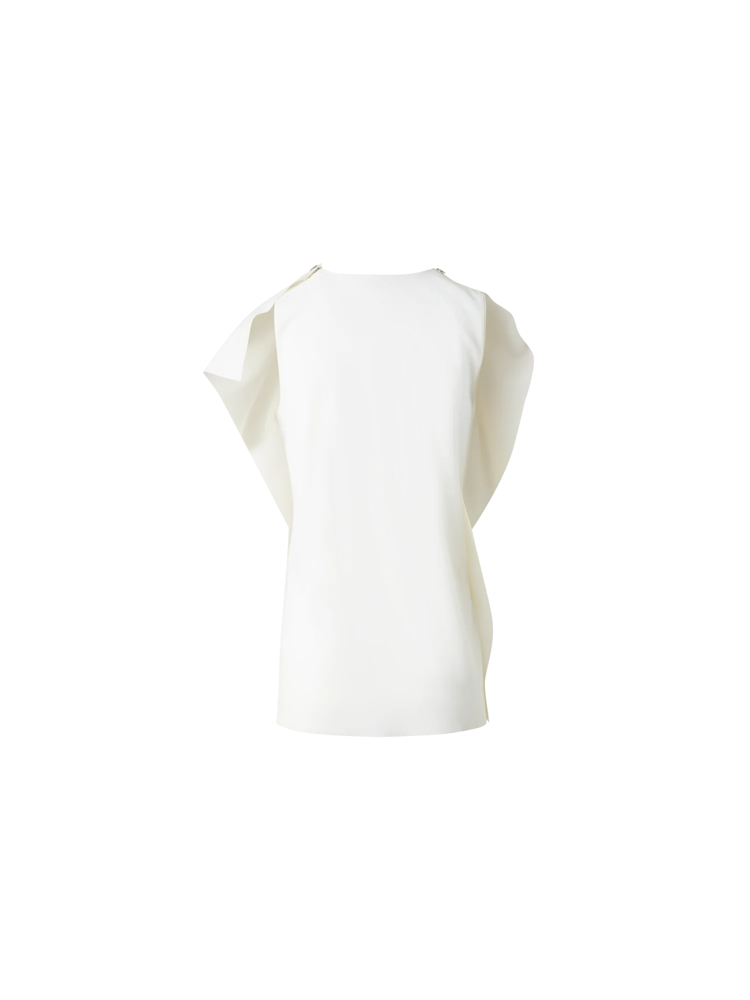 Off-Shoulder Draped Laser Cut Blouse - Image 4