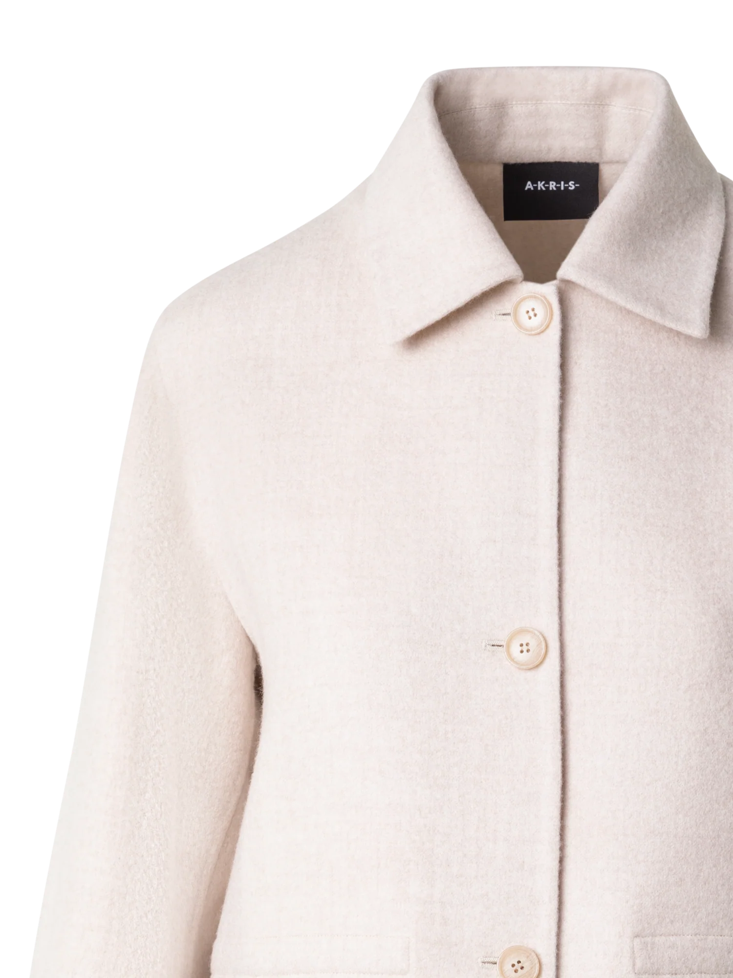 Oversize Shirt Jacket in Cashmere Double-Face - Image 5
