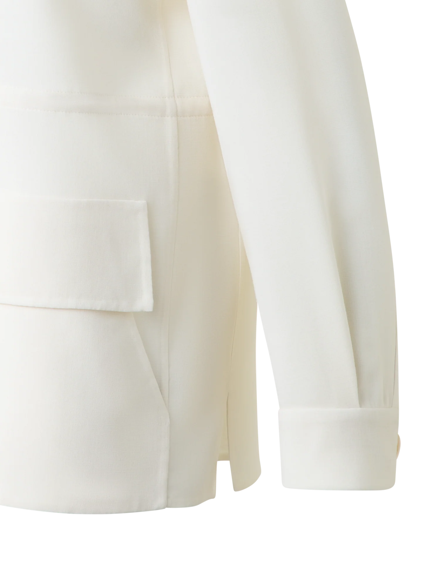 Oversize Shirt Jacket in Wool Double-Face - Image 3