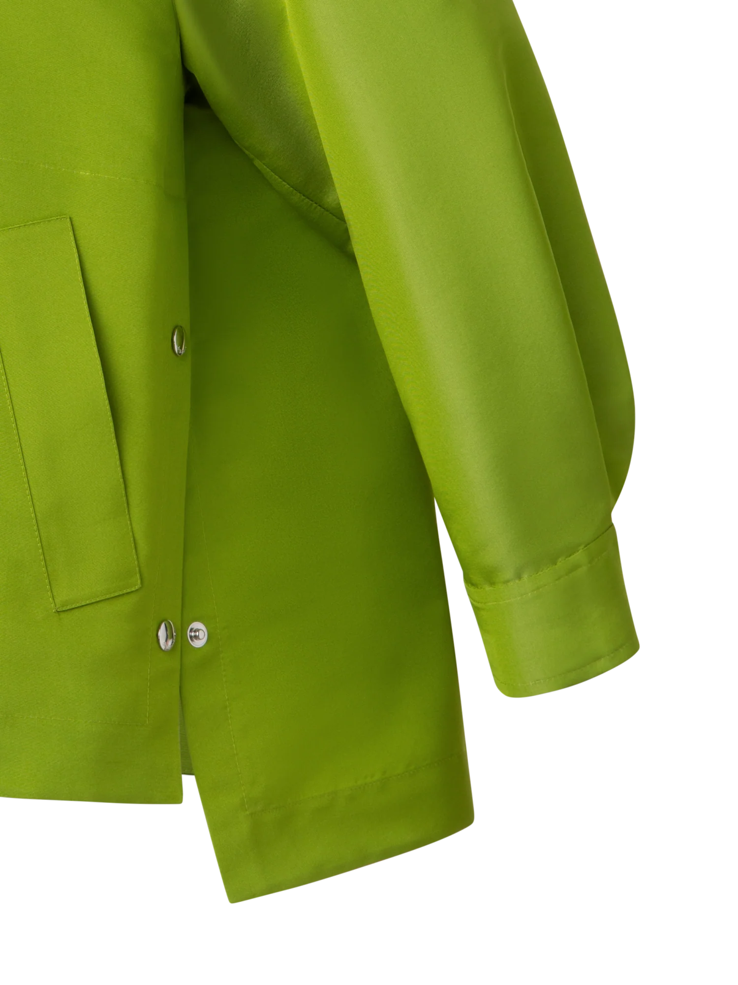 Oversized Water-Resistant Silk Parka - Image 3