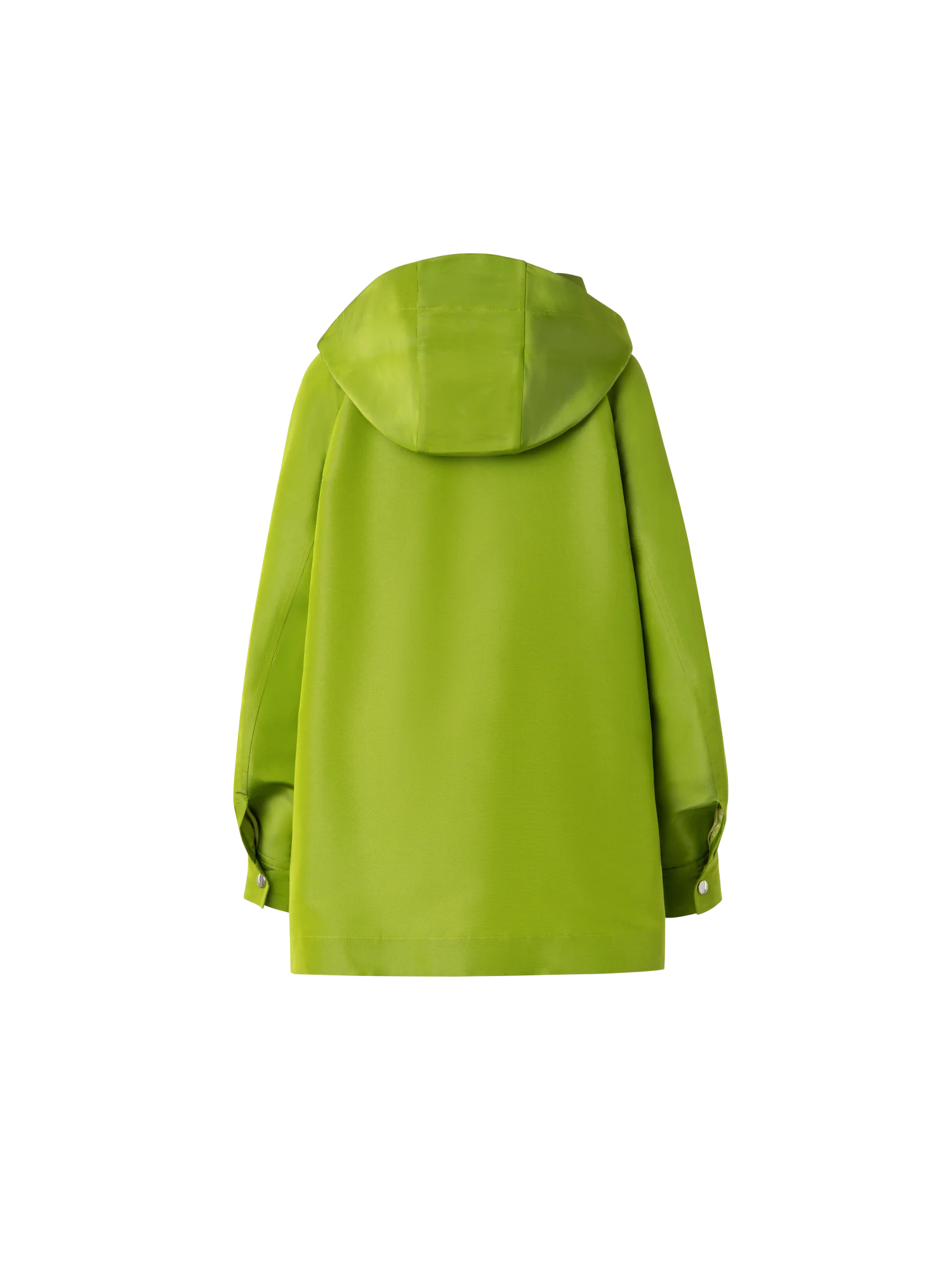 Oversized Water-Resistant Silk Parka - Image 4
