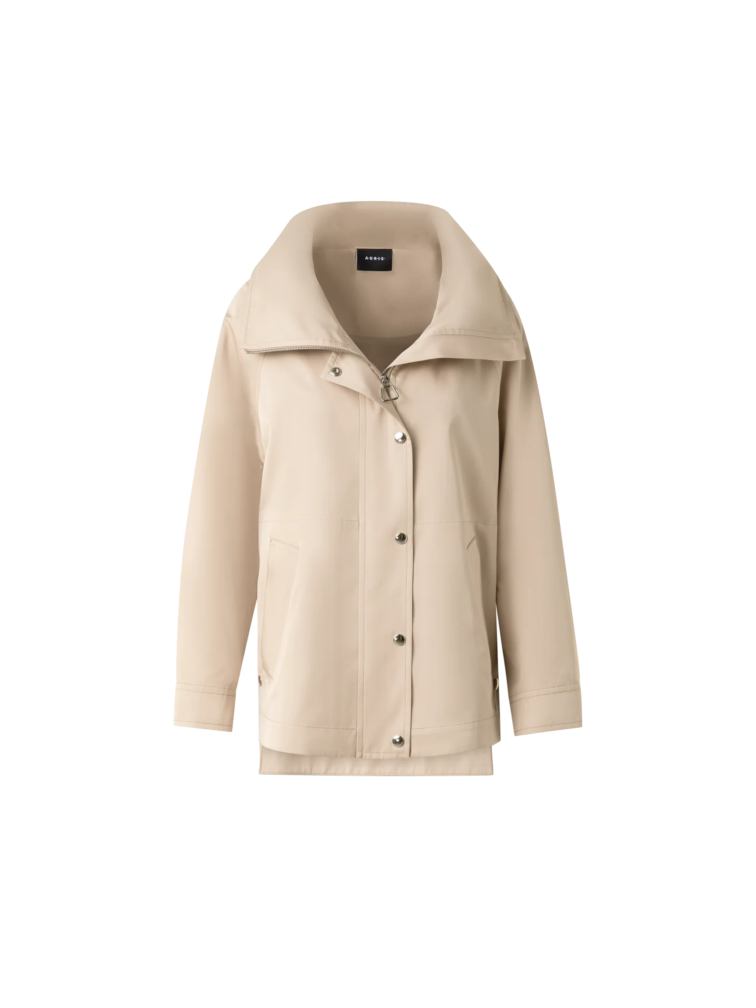 Oversized Water-Resistant Silk Parka